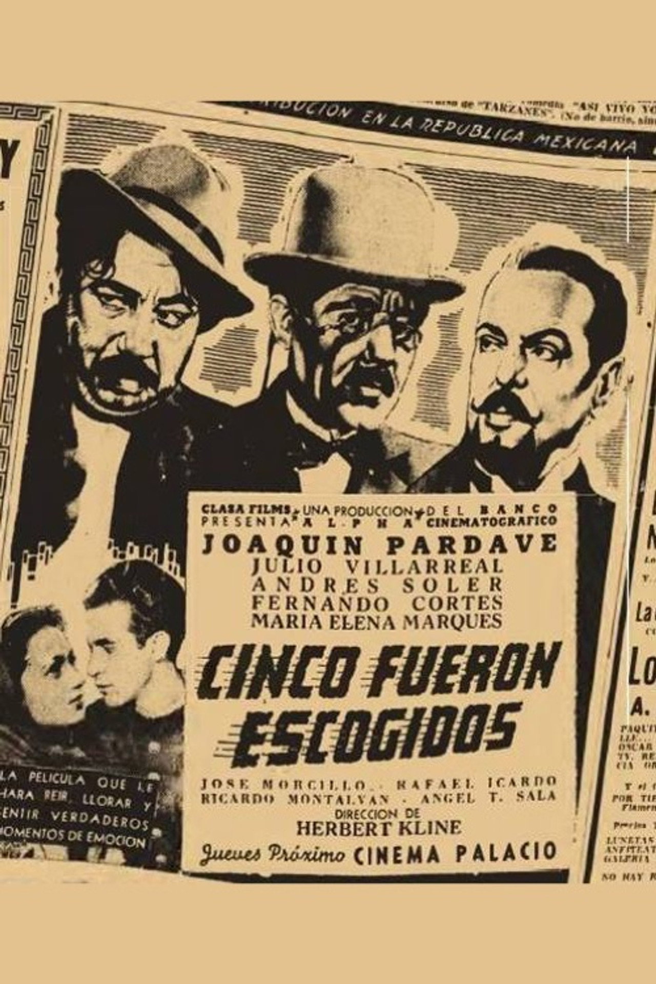 Cinco fueron escogidos Backdrop