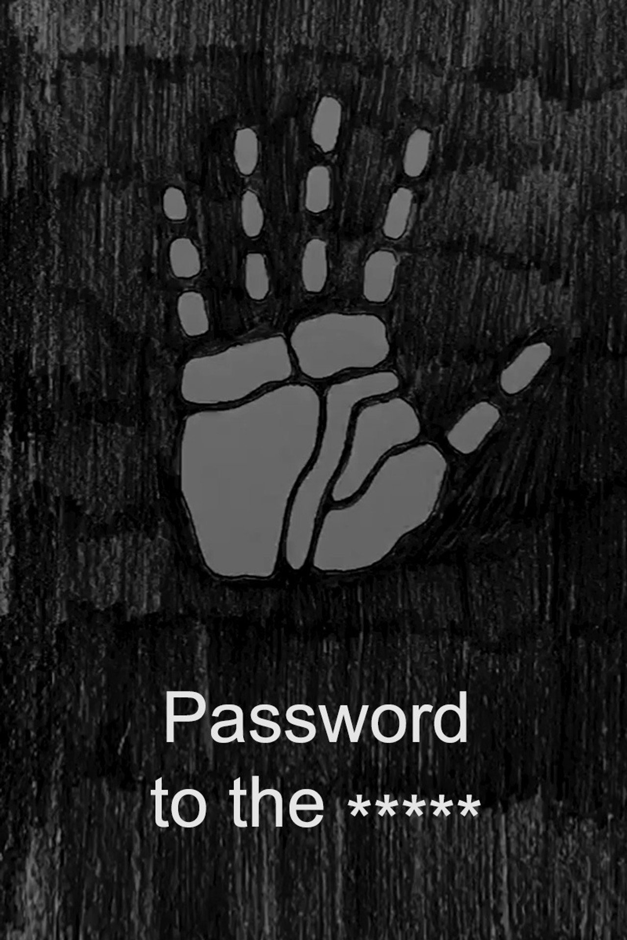 Password to the * * * * * Backdrop