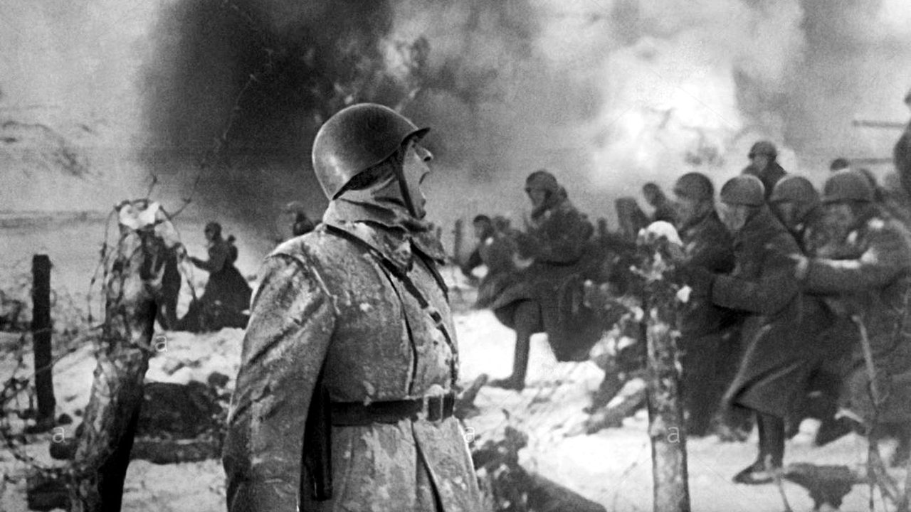 Scen från The Battle of Stalingrad