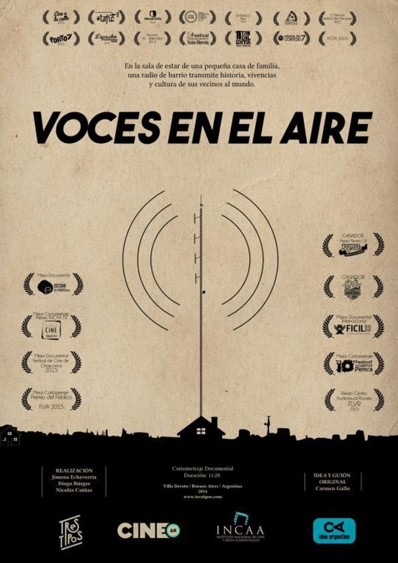 Voces en el aire filmaffisch