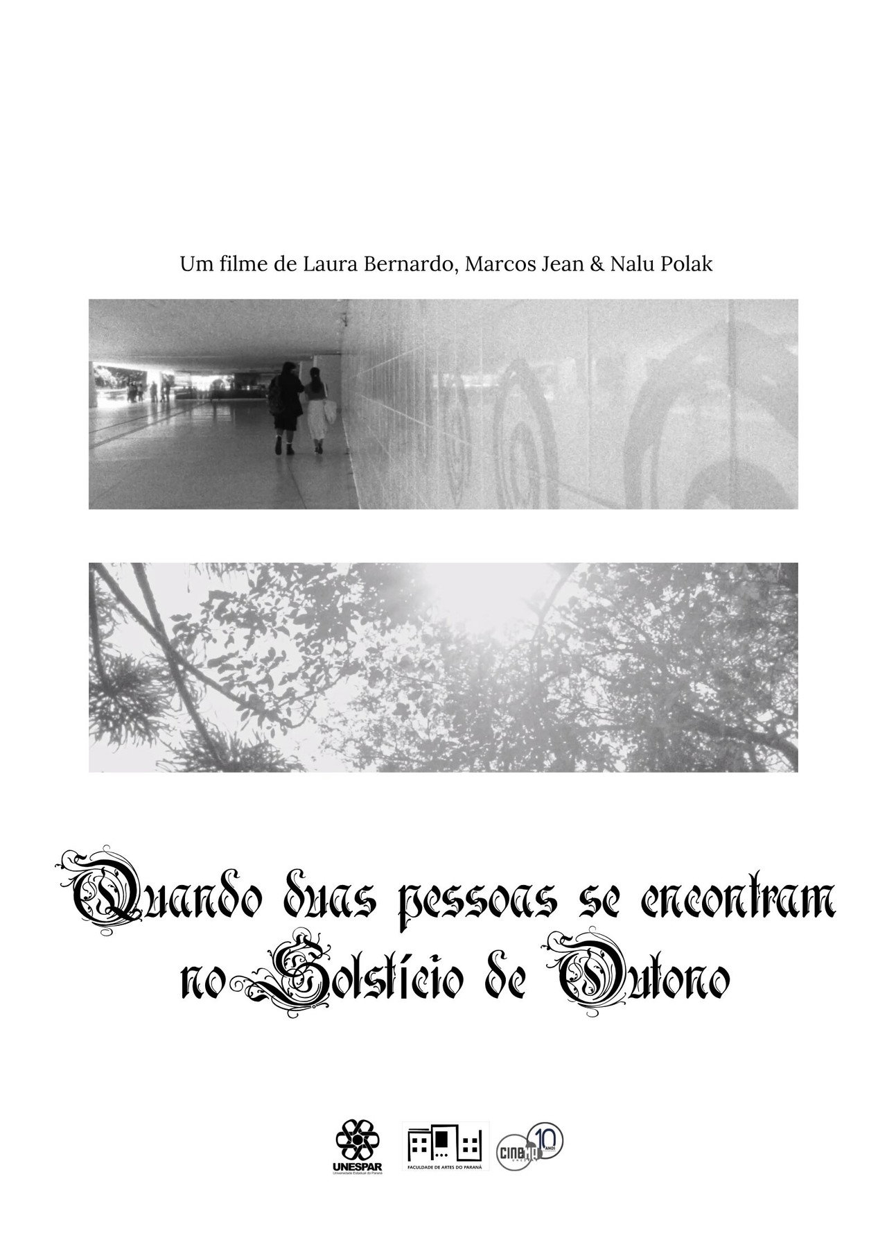 Quando duas pessoas se encontram no Solstício de Outono Backdrop