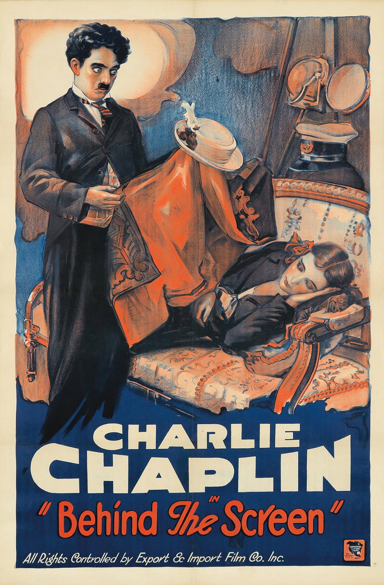 Chaplin a filmstúdióban – plakát 4