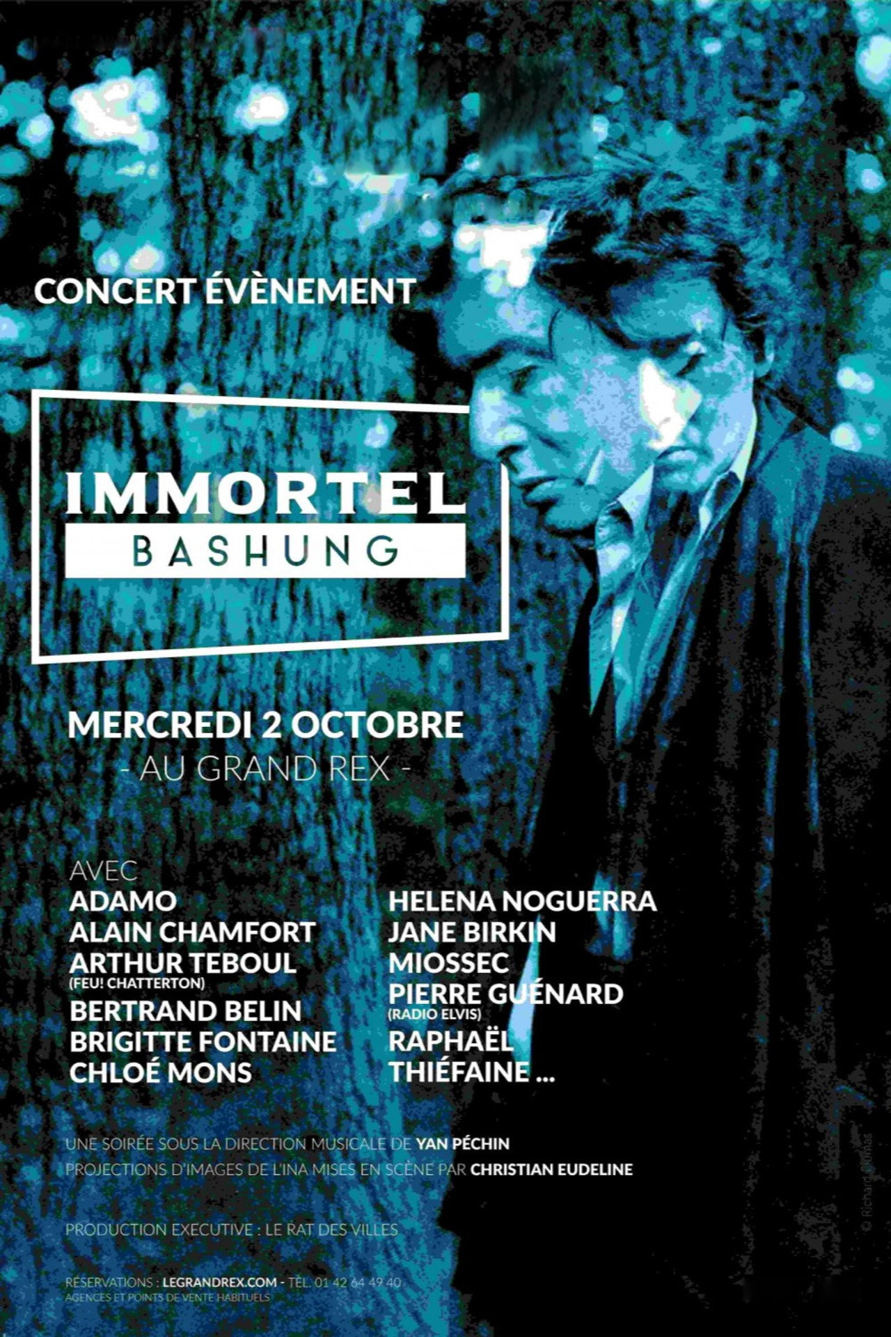 Immortel Bashung - Live au grand Rex 2019 filmaffisch