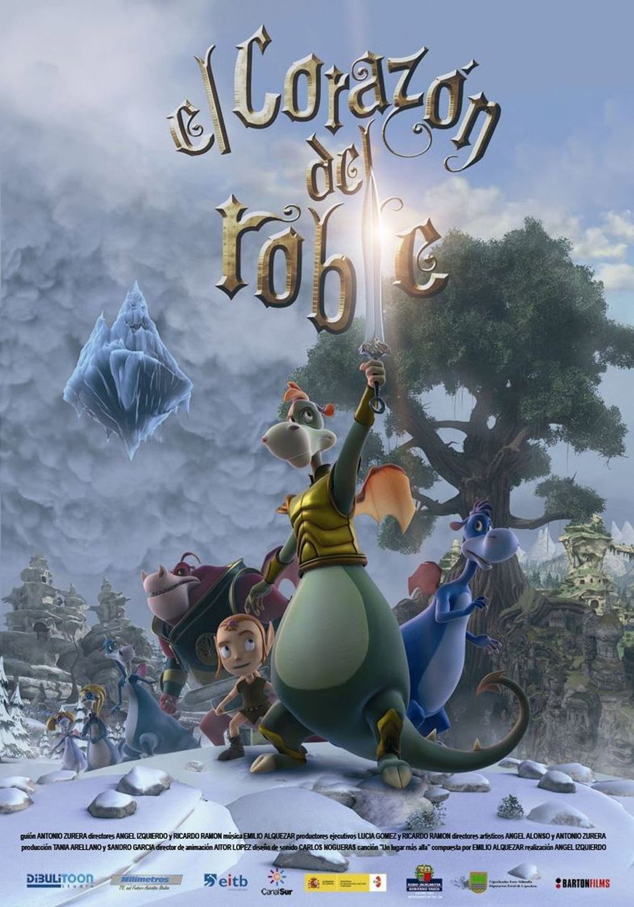 El corazón del roble filmaffisch