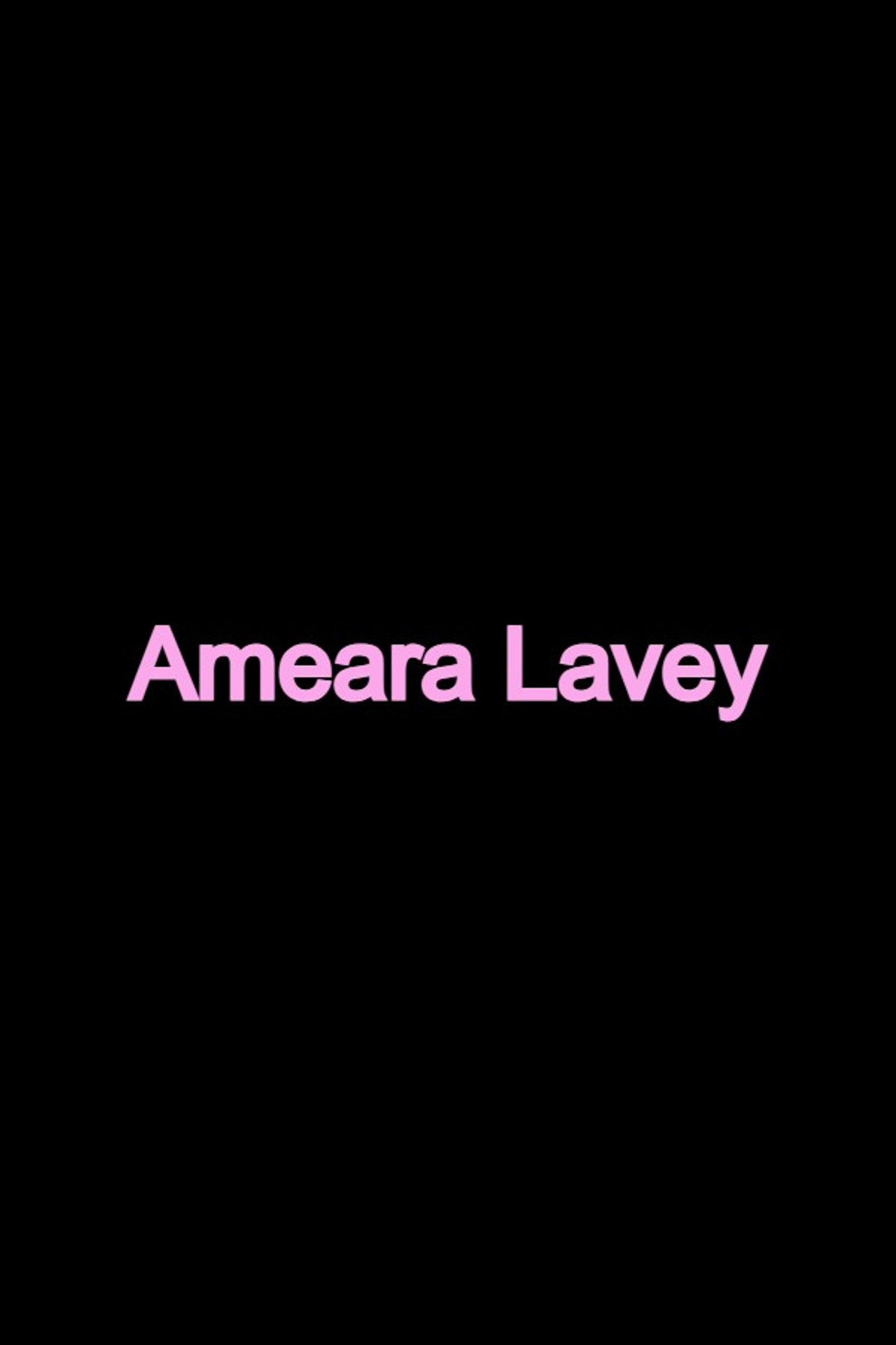 Ameara Lavey filmaffisch