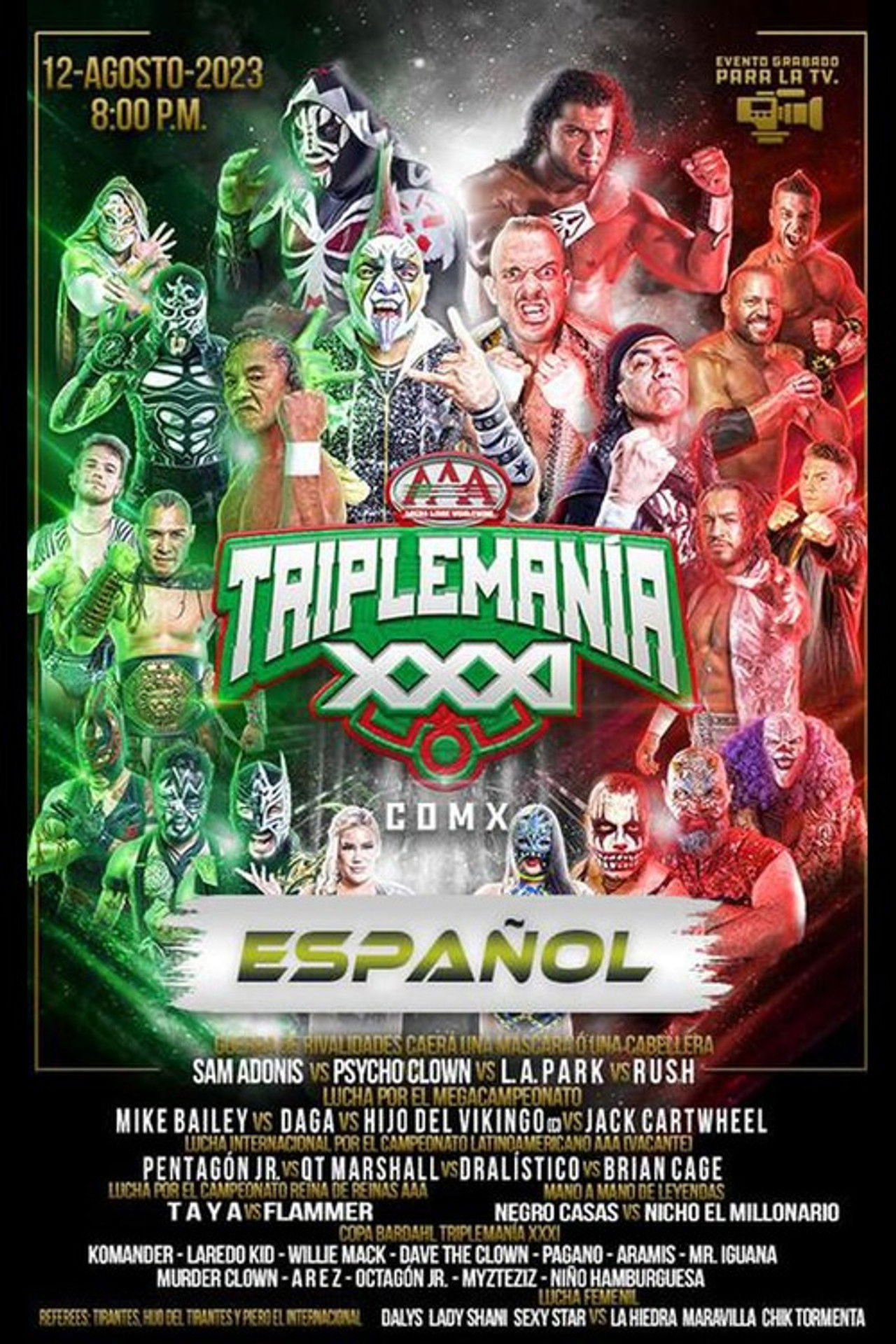 AAA Triplemania XXXI: Mexico City Backdrop