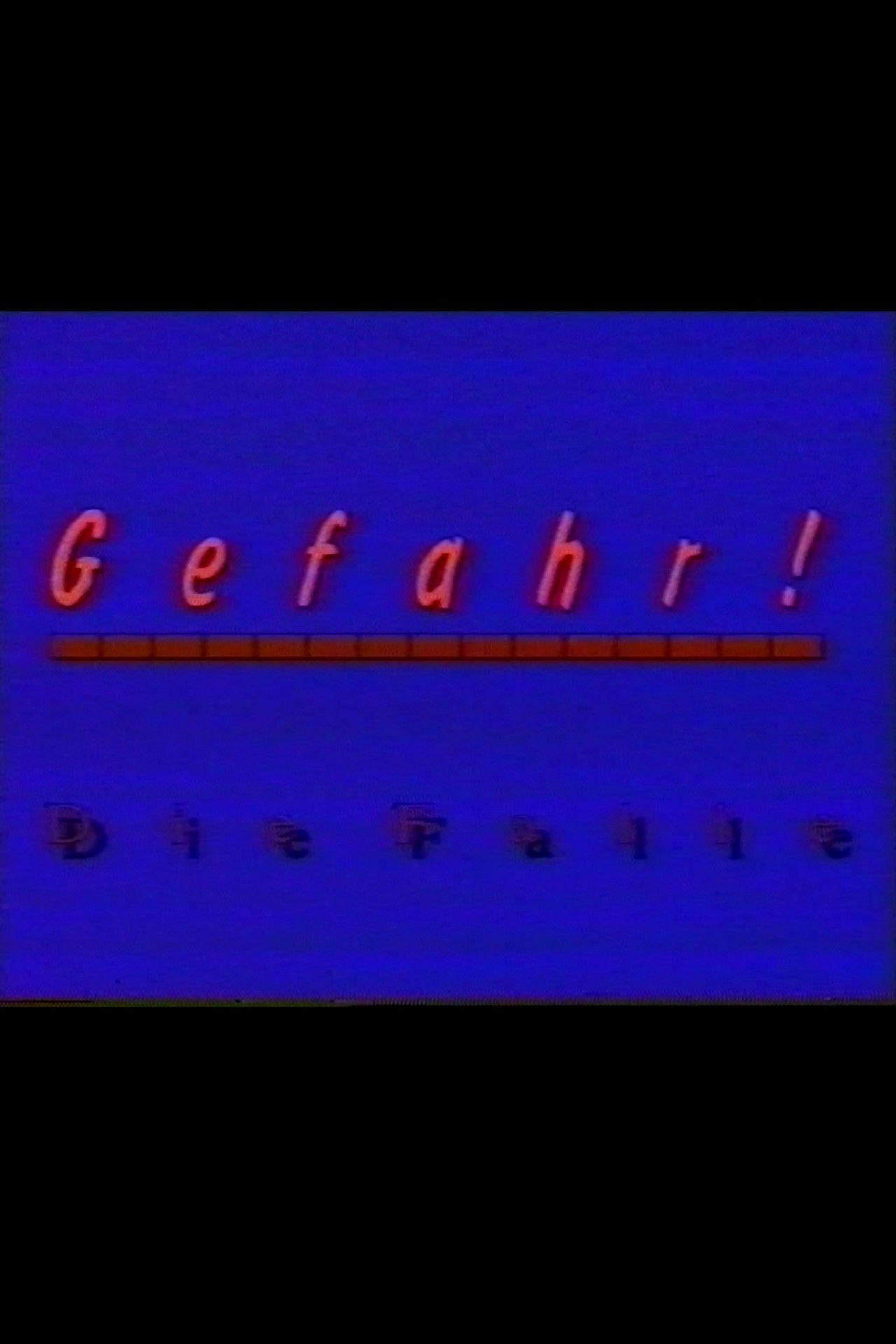 Gefahr - Die Falle Backdrop