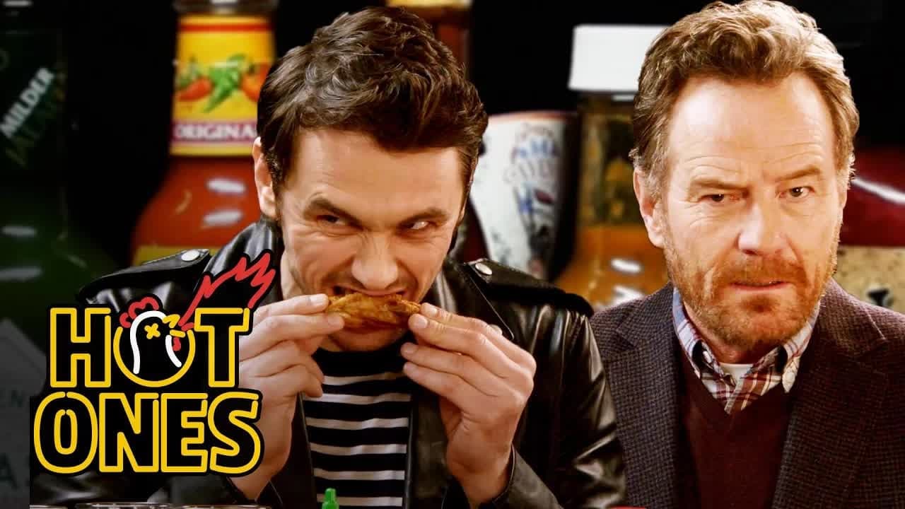 Hot Ones - Season 2 Episode 44 : James Franco and Bryan Cranston Bond Over Spicy Wings