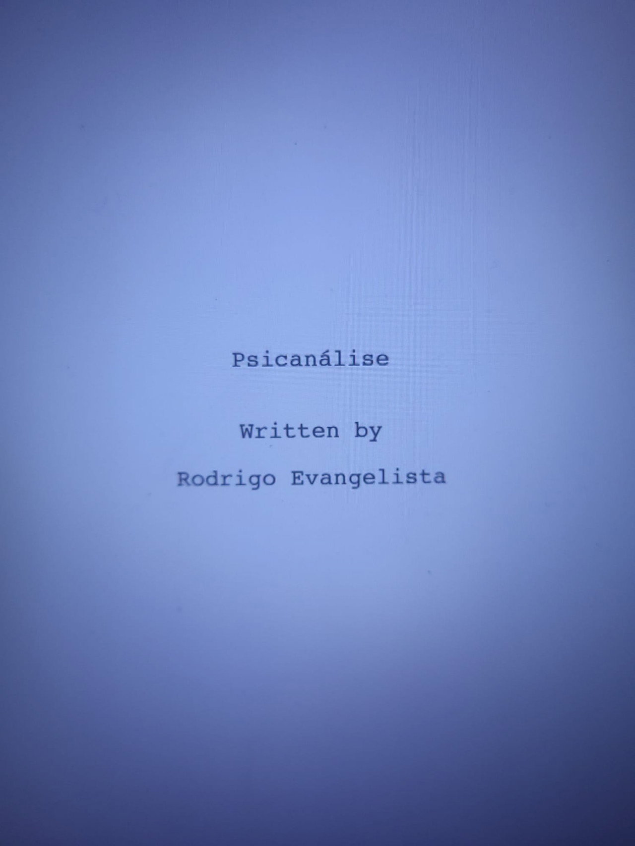 Psicanálise