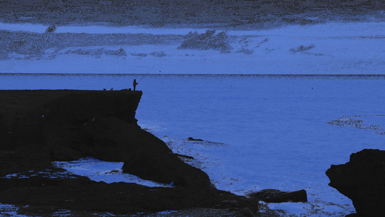 Carré bleu