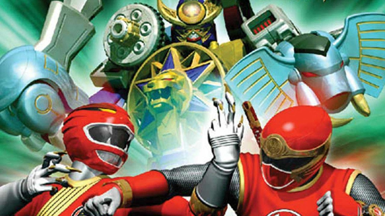 Scen från Ninpuu sentai Hurricanger vs Gaoranger