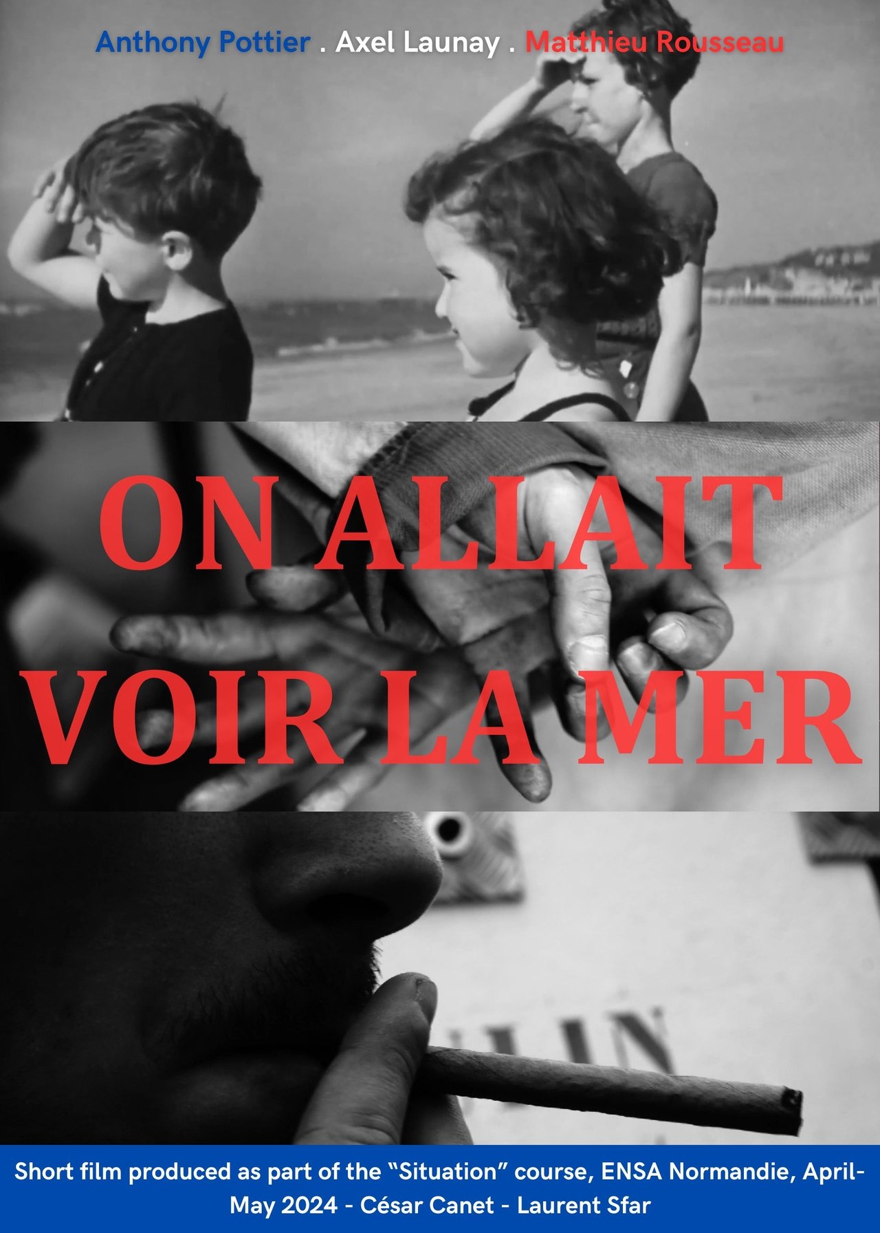On allait voir la mer poster