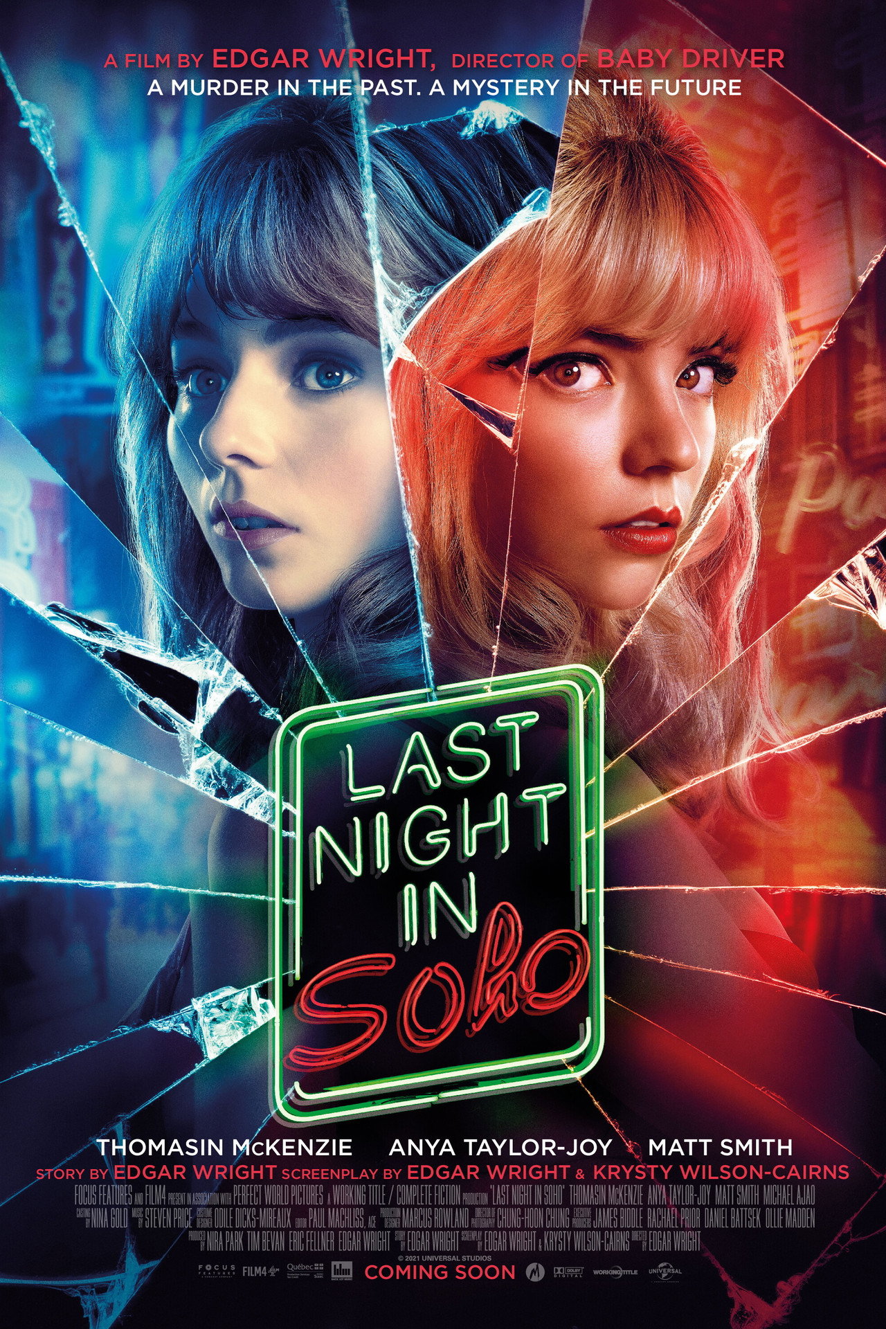 Last Night in Soho filmaffisch