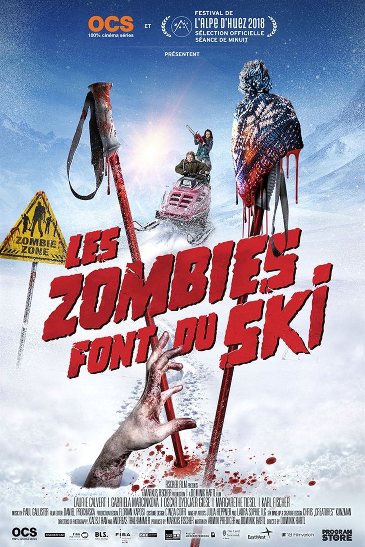 Les Zombies font du Ski poster