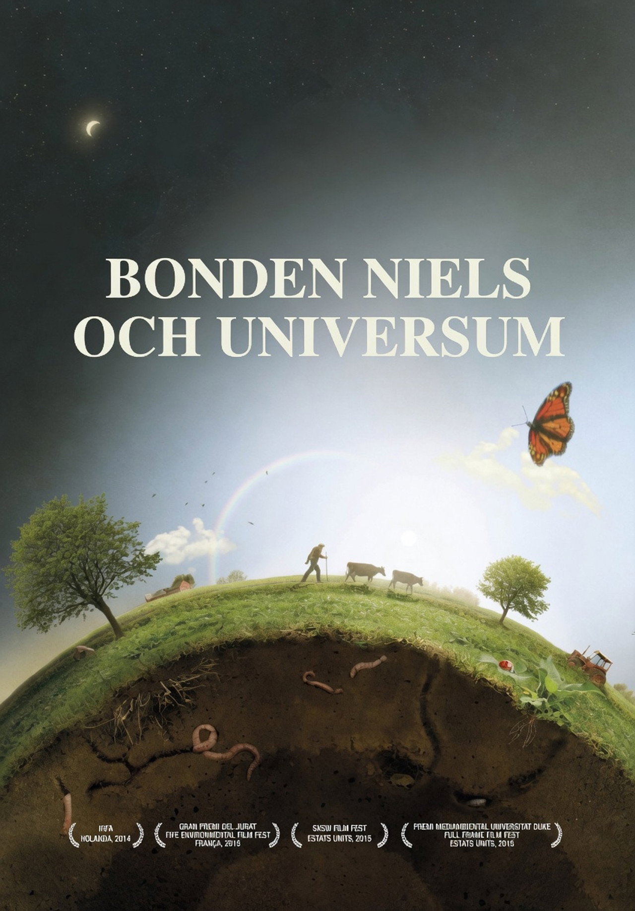 Bonden Niels och universum filmaffisch