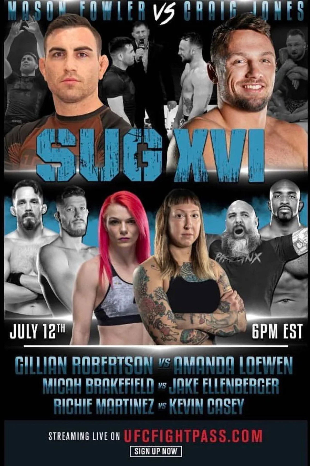 Submission Underground 16 Backdrop