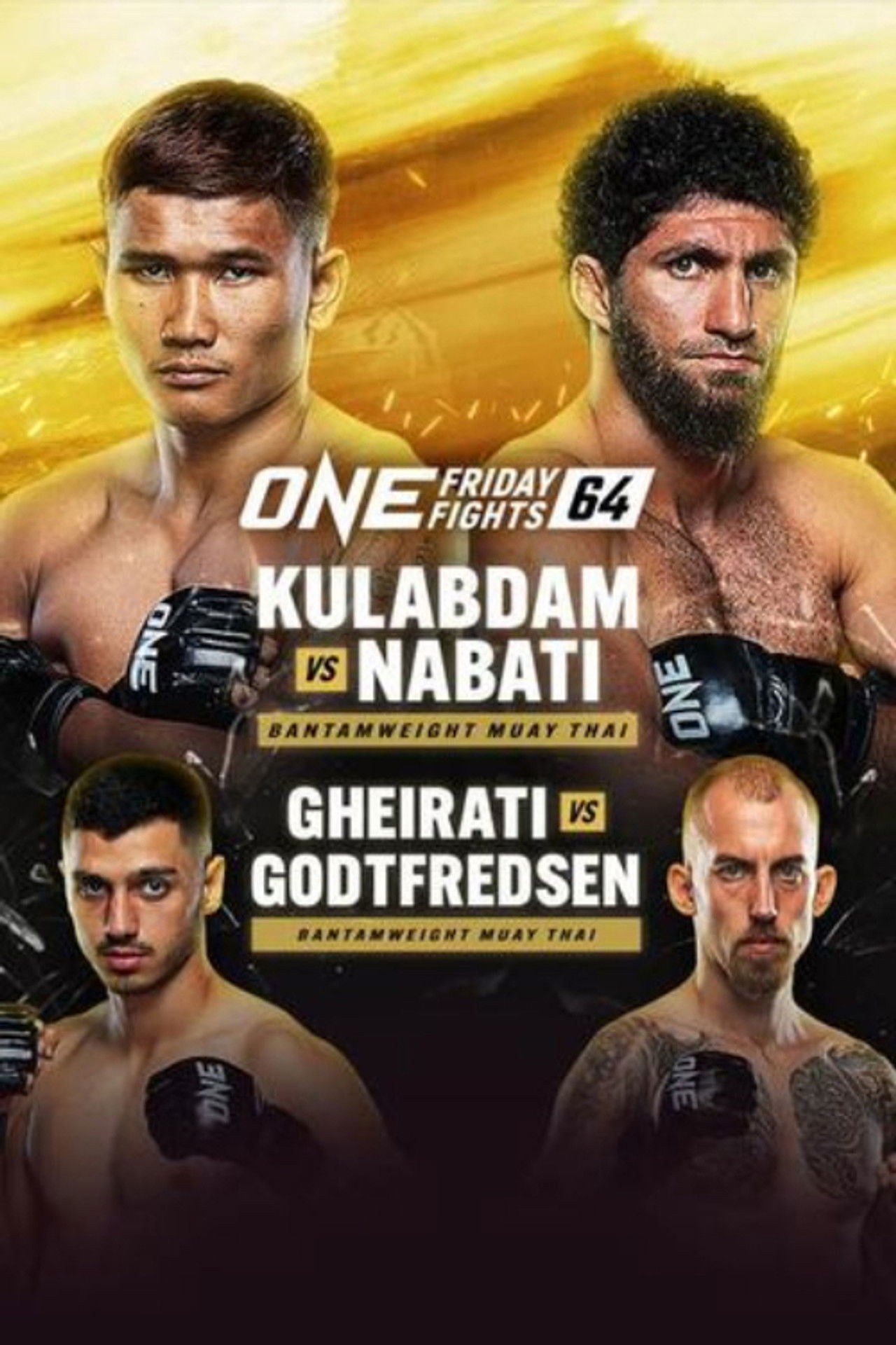 ONE Friday Fights 64: Gheirati vs. Godtfredsen Backdrop
