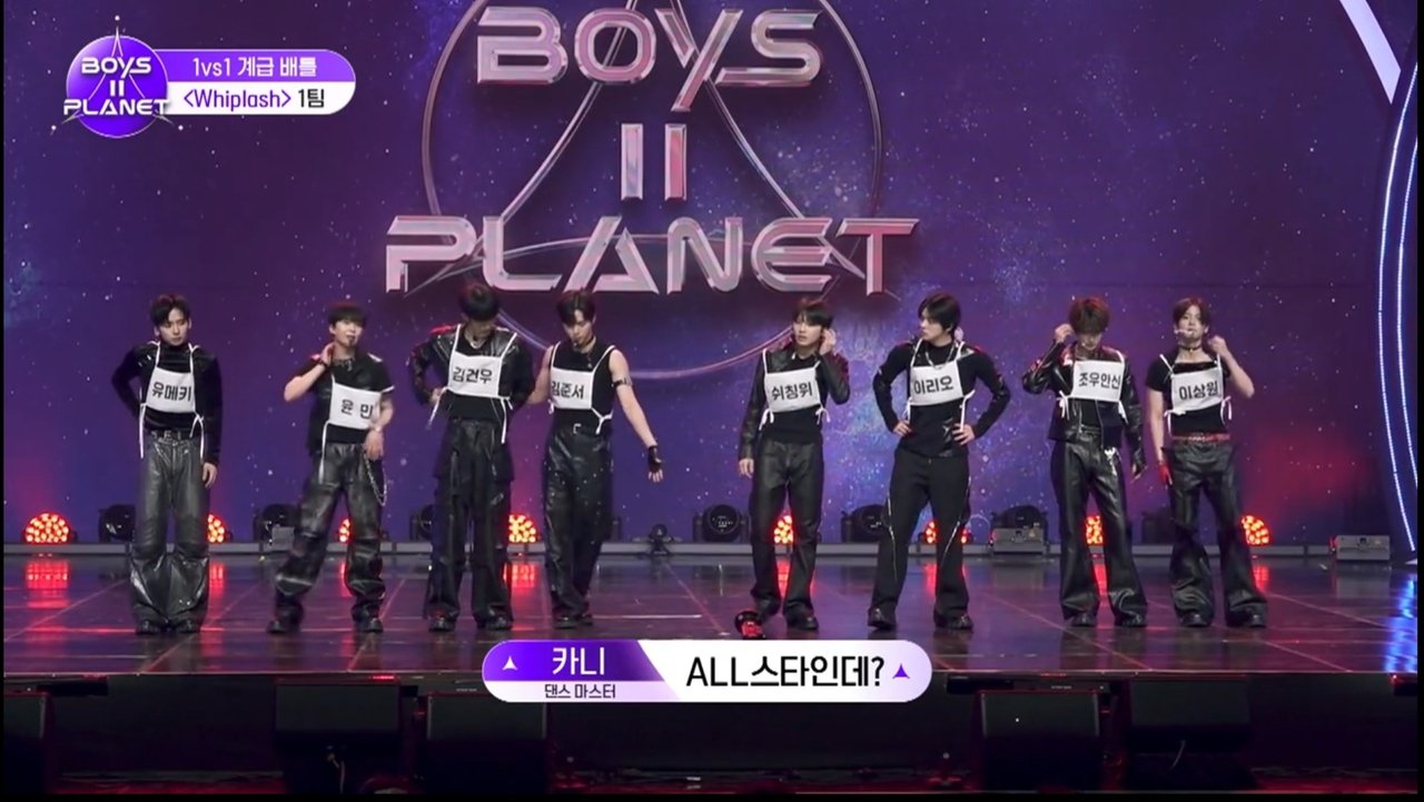 Boys II Planet backdrop