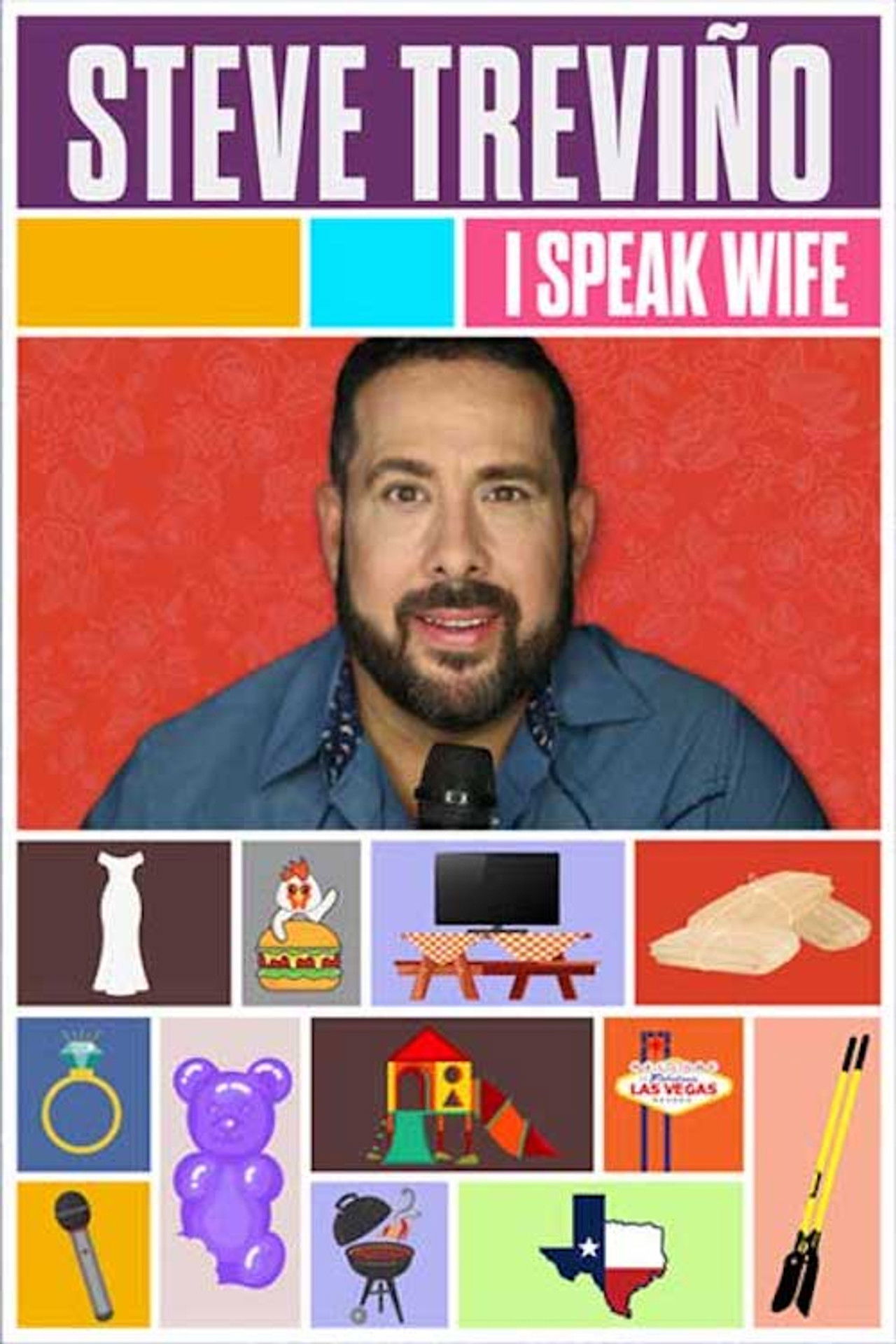 Steve Trevino: I Speak Wife Backdrop
