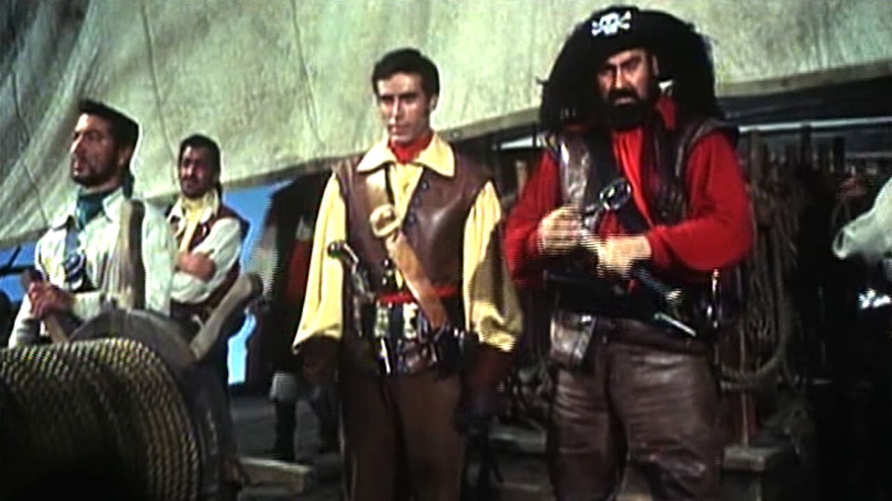 Scen från L'uomo mascherato contro i pirati