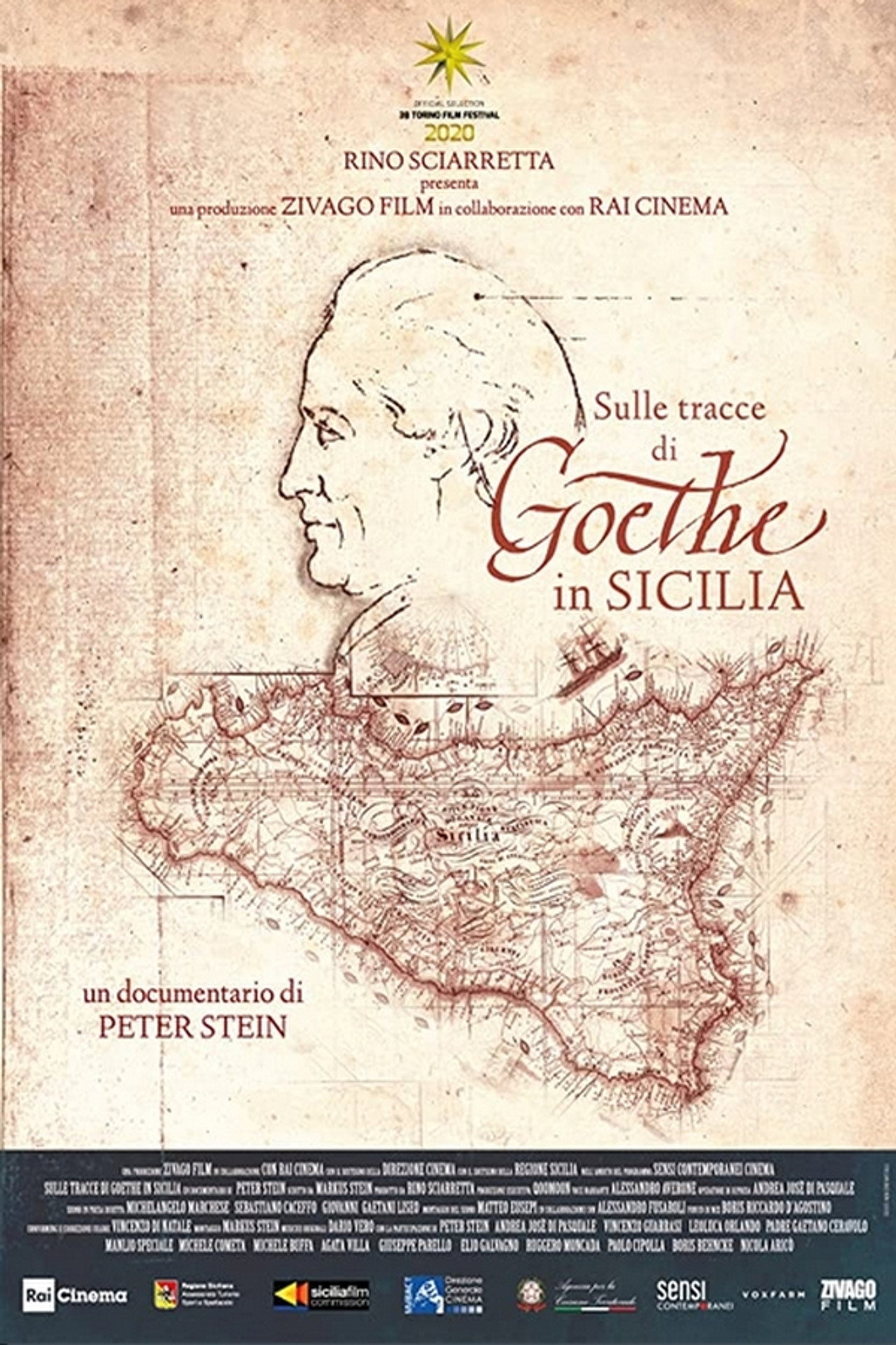On the Footsteps of Goethe in Sicily filmaffisch