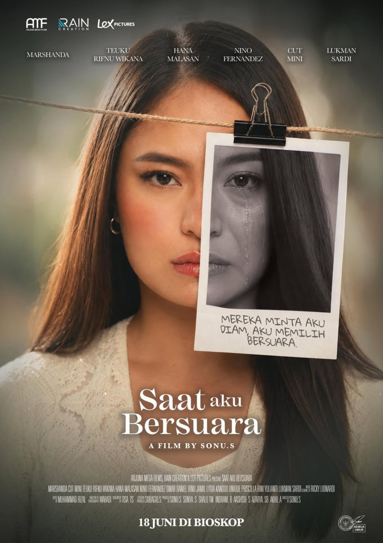 Saat Aku Bersuara Backdrop