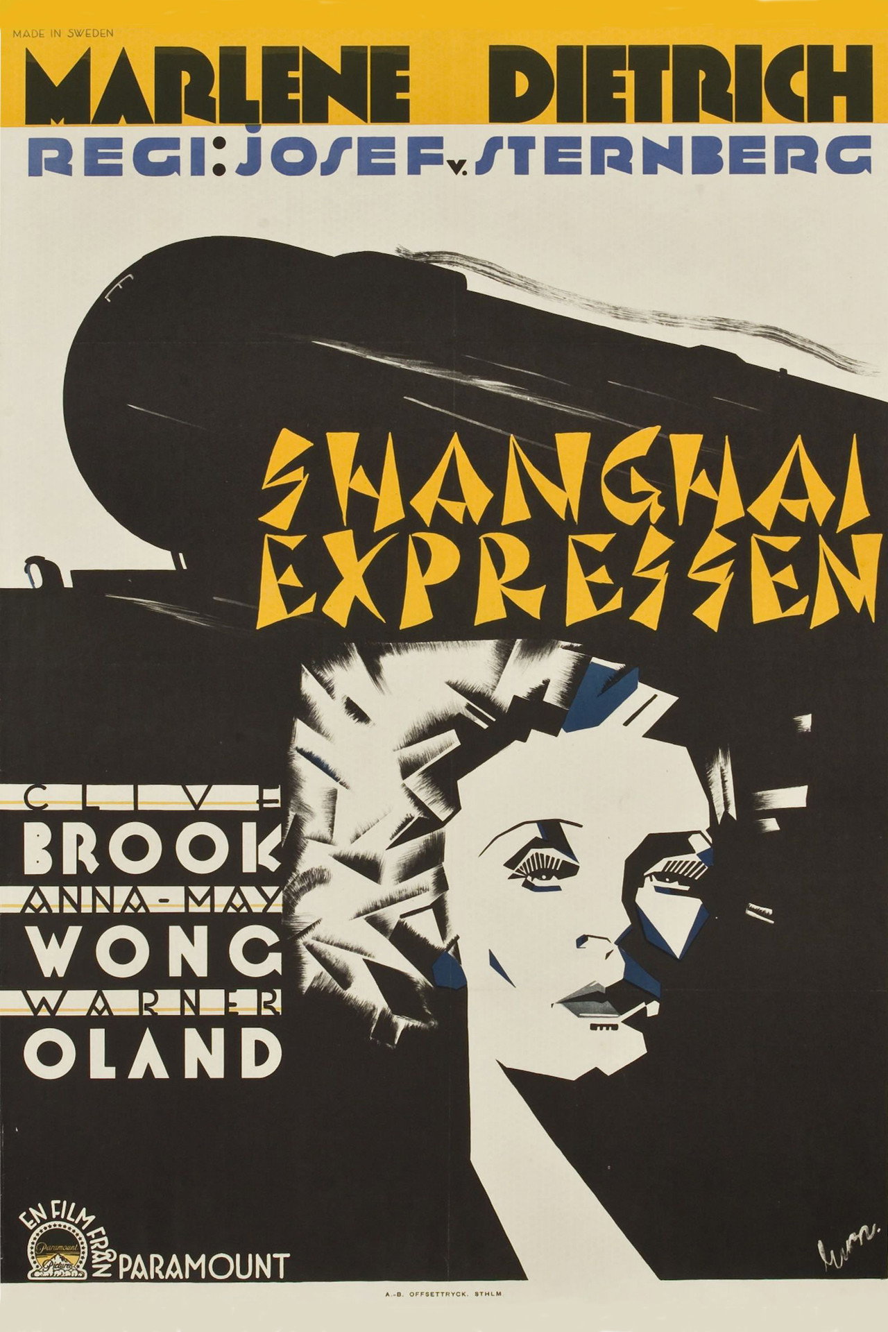 Shanghaiexpressen filmaffisch