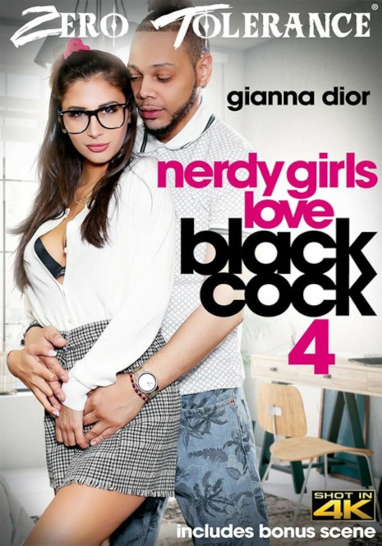 Nerdy Girls Love Black Cock 4 filmaffisch