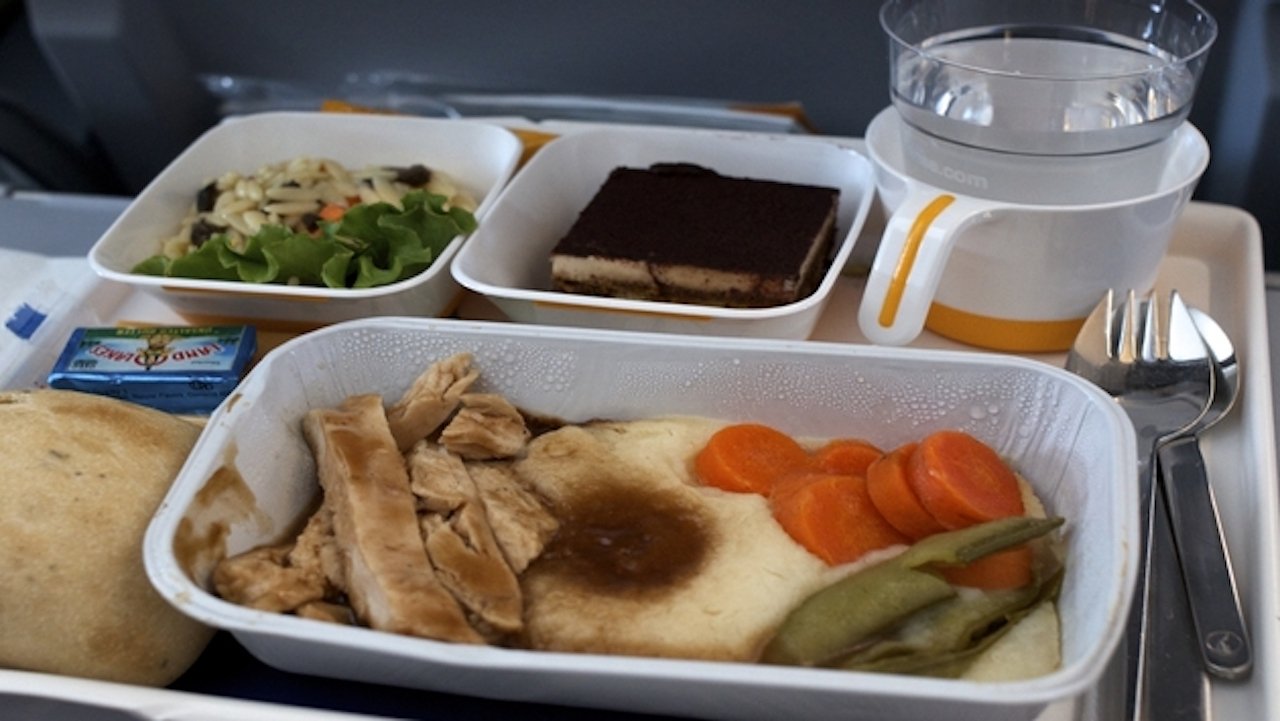 Secrets of Your Airline Food background