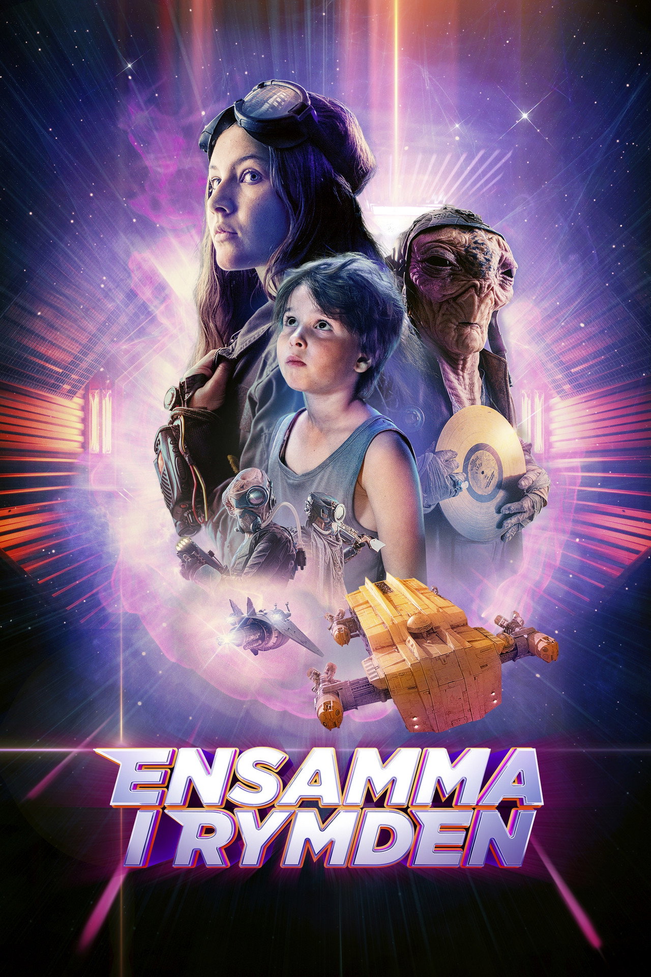 Ensamma i rymden filmaffisch