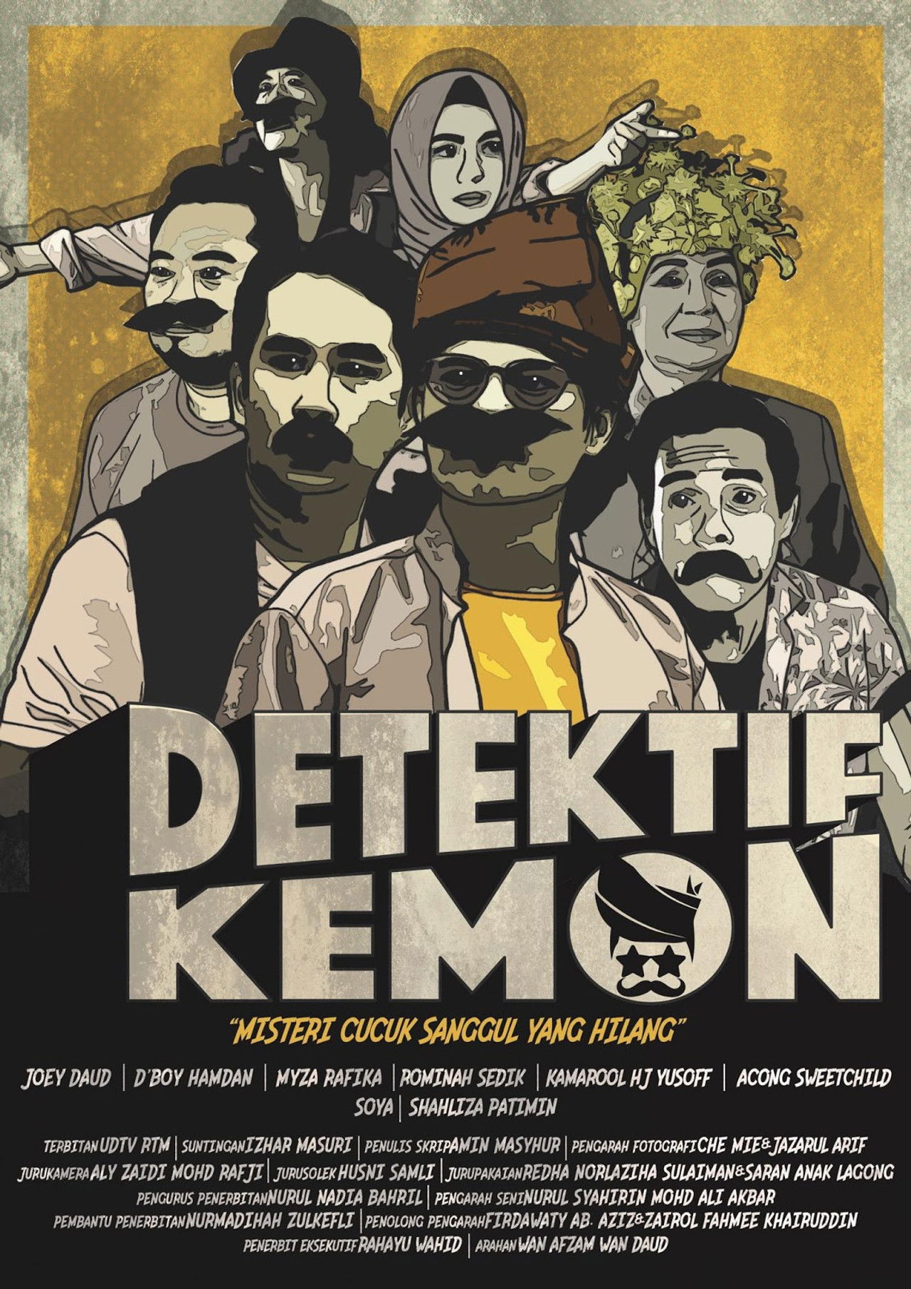 Detektif Kemon Backdrop