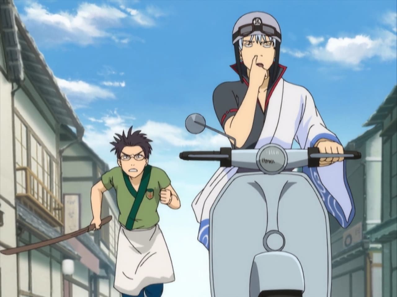 Gintama - Season 1 Episode 3 : Nobody with Naturally Wavy Hair Can be That Bad!
