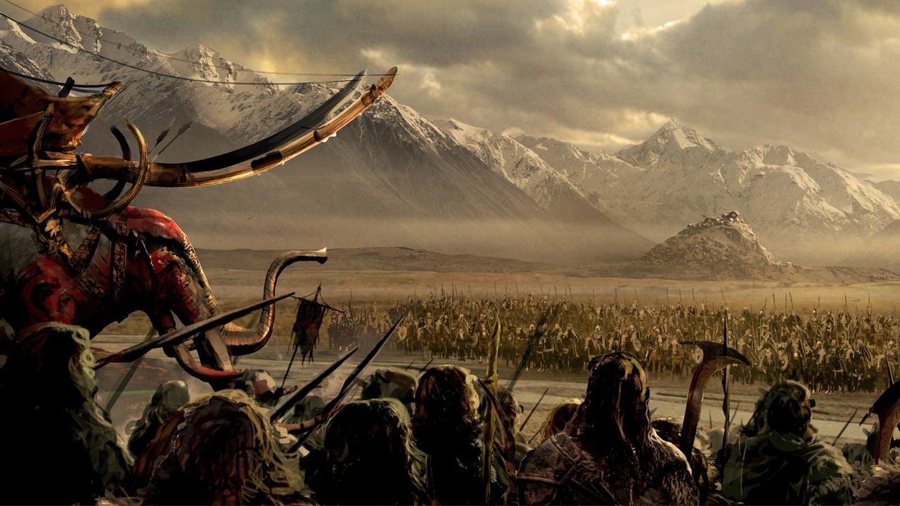 Scen från The Lord of the Rings: The War of the Rohirrim