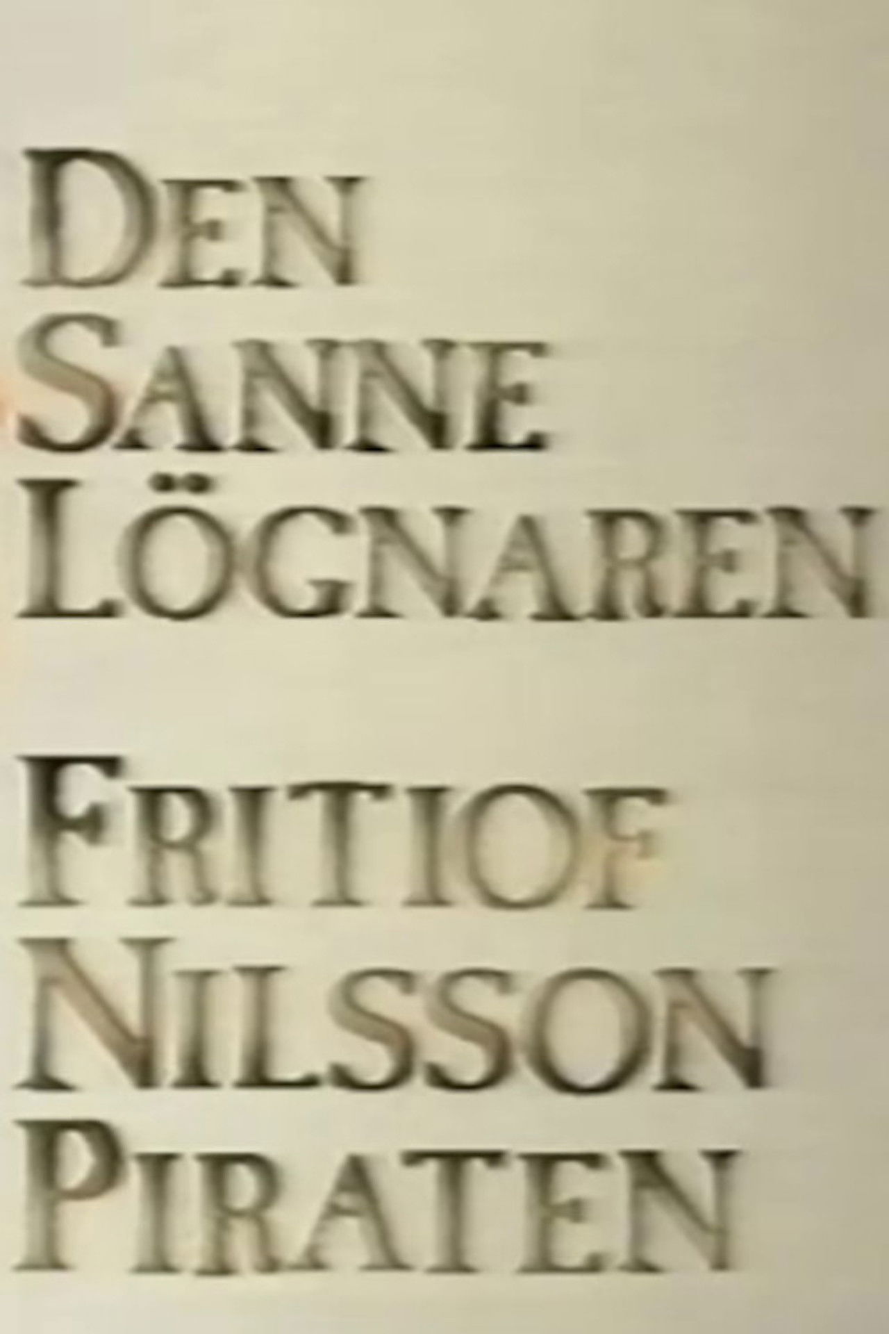 Den sanne lögnaren - Fritiof Nilsson Piraten Backdrop