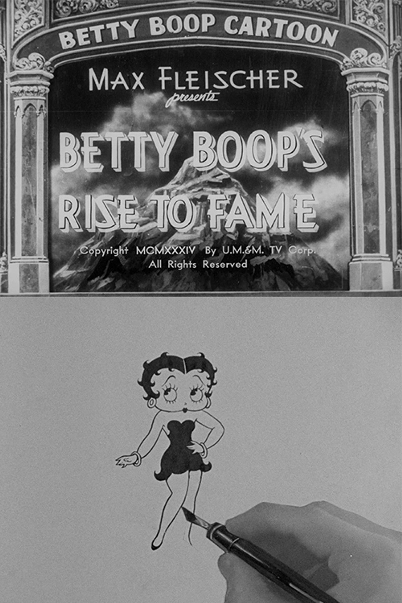 Betty Boop's Rise to Fame Backdrop