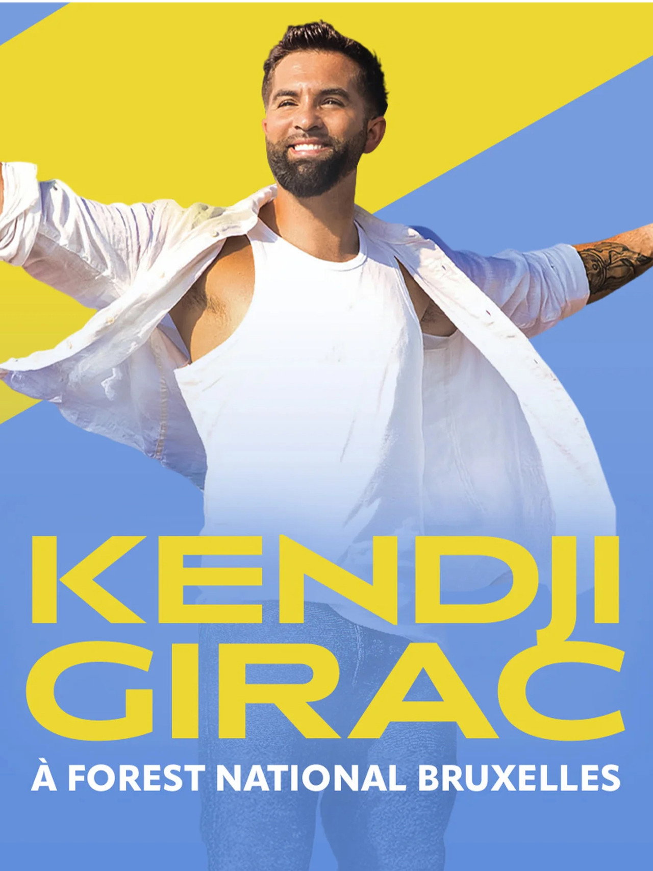 Kendji Girac à Forest National filmaffisch