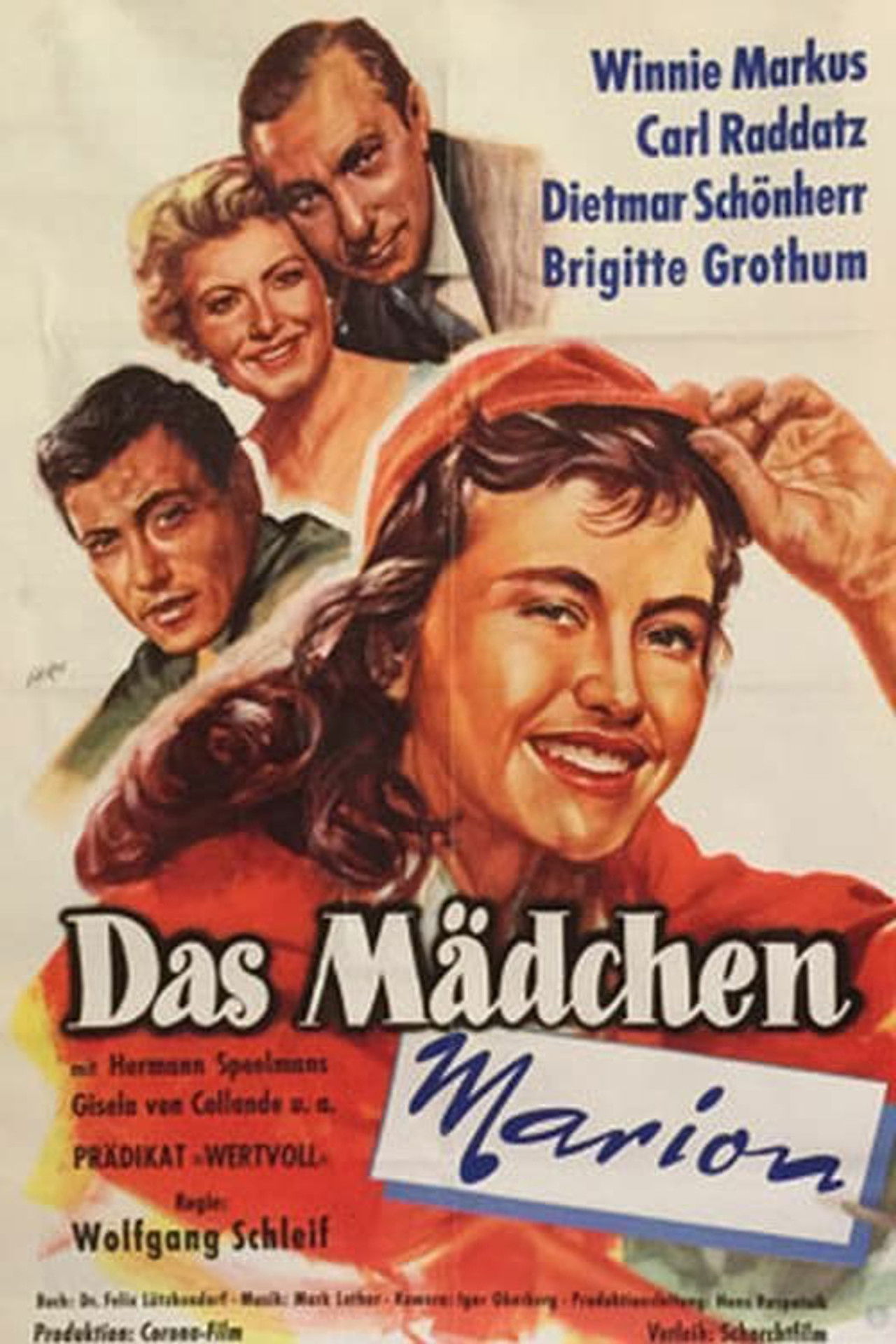 Das Mädchen Marion Backdrop