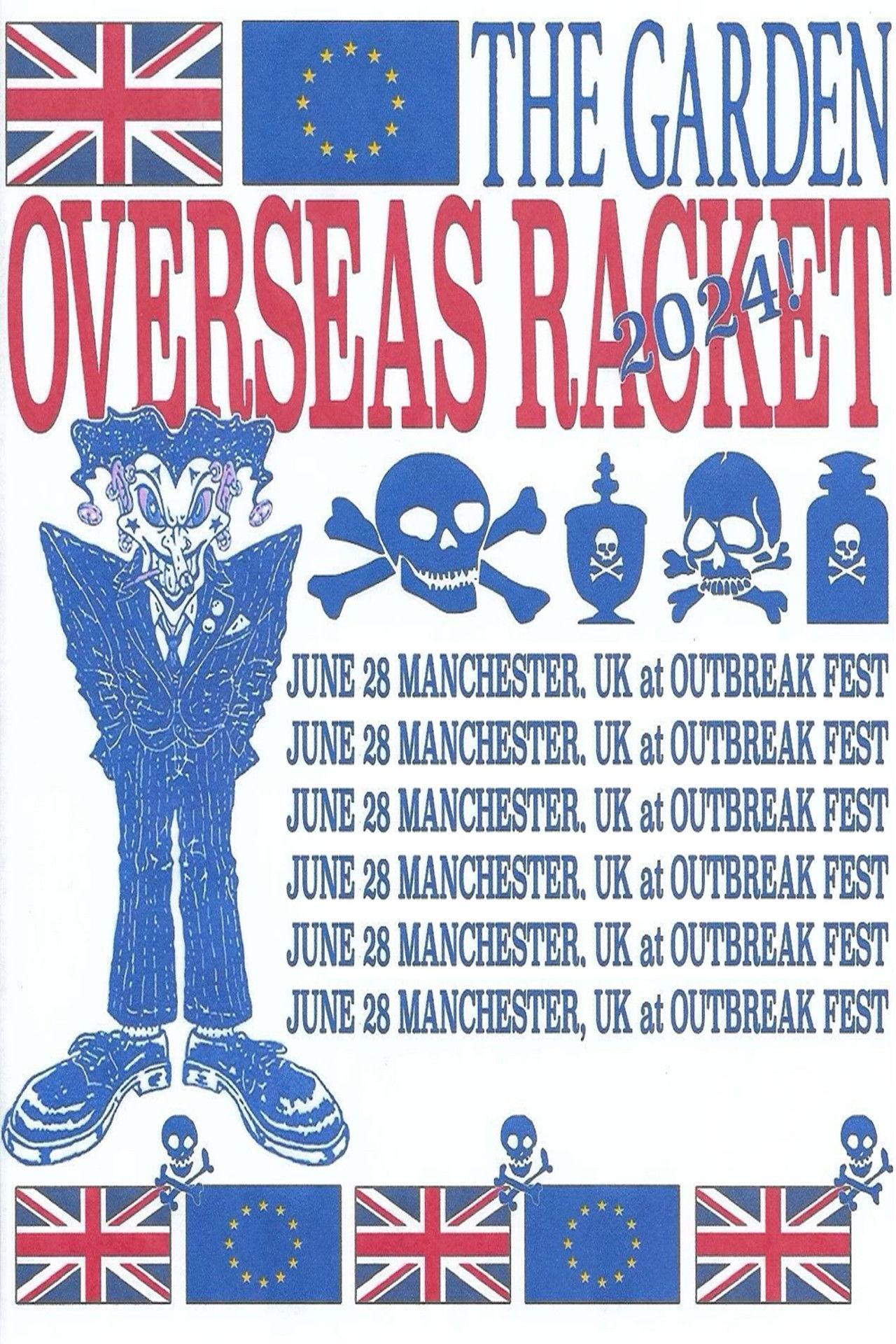 The Garden Live at Outbreak Fest 2024 Backdrop