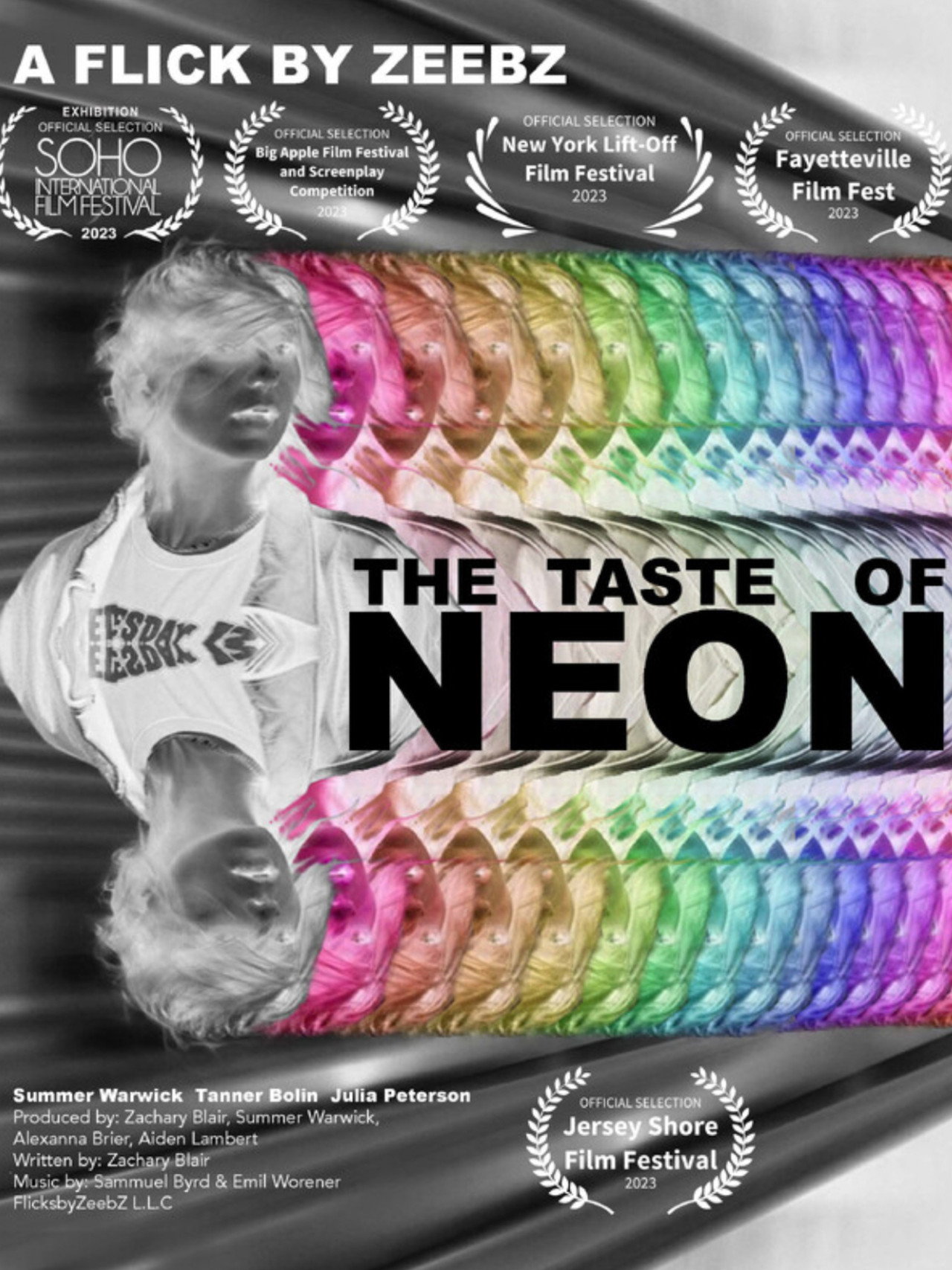 THE TASTE OF NEON Backdrop