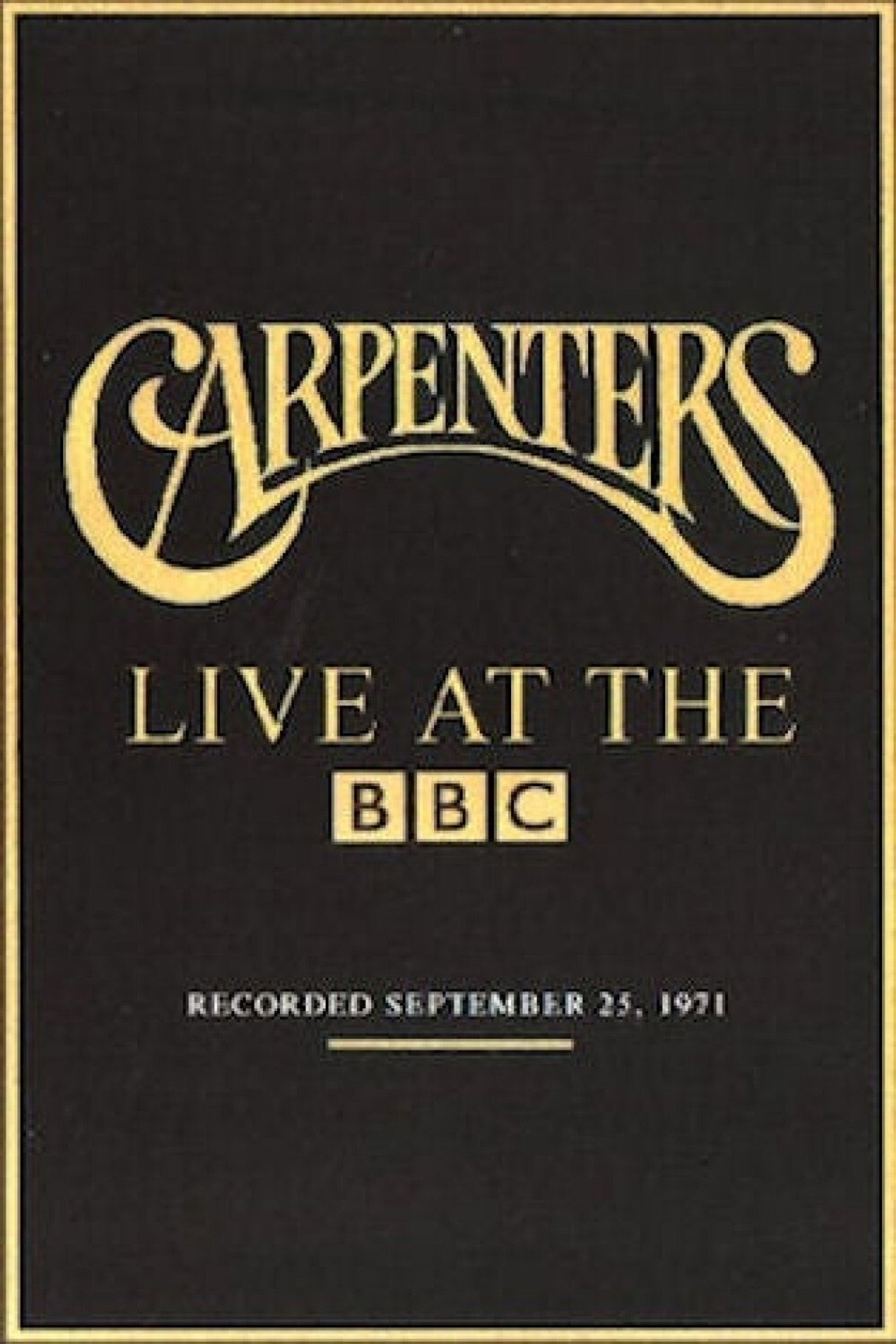 The Carpenters: Live at the BBC filmaffisch