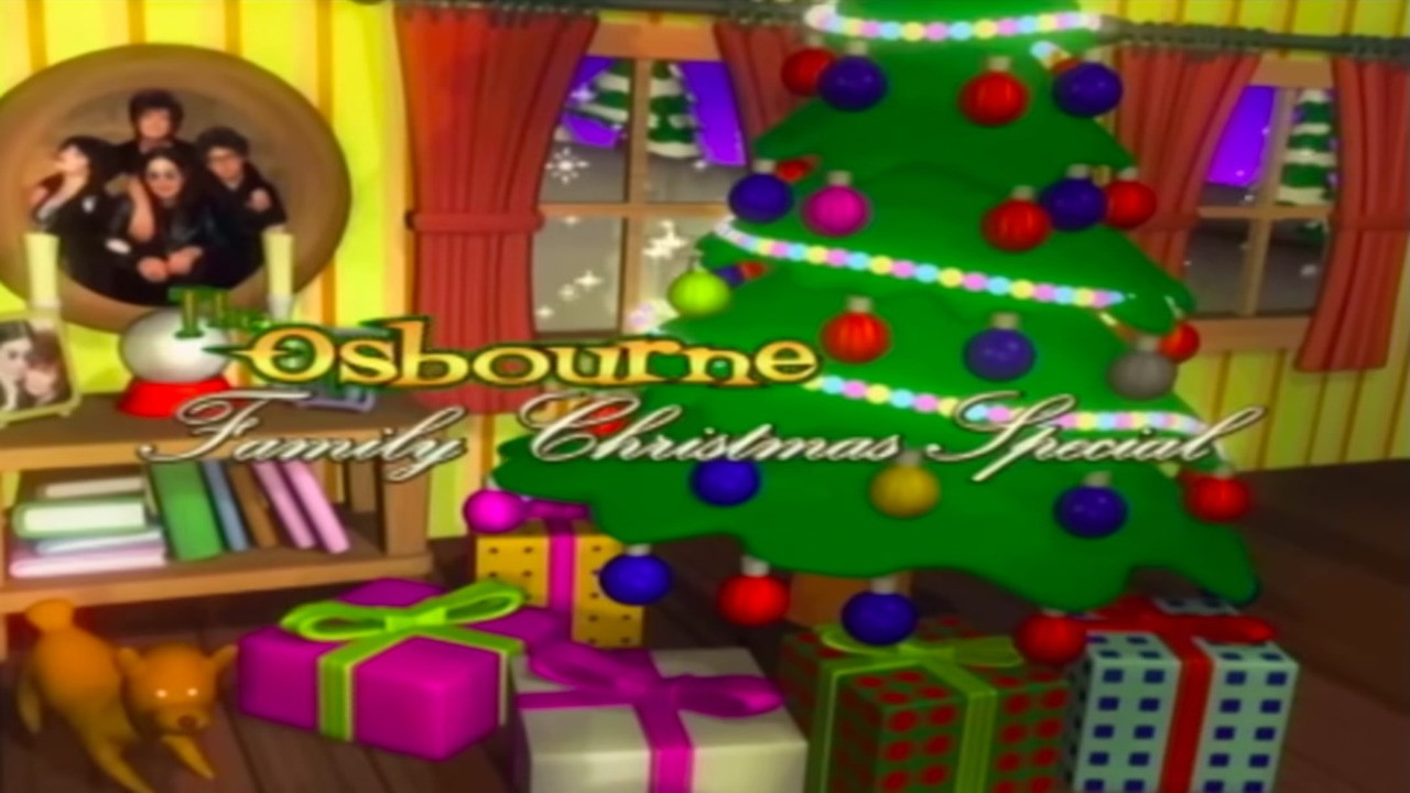 The Osbourne Family Christmas Special backdrop