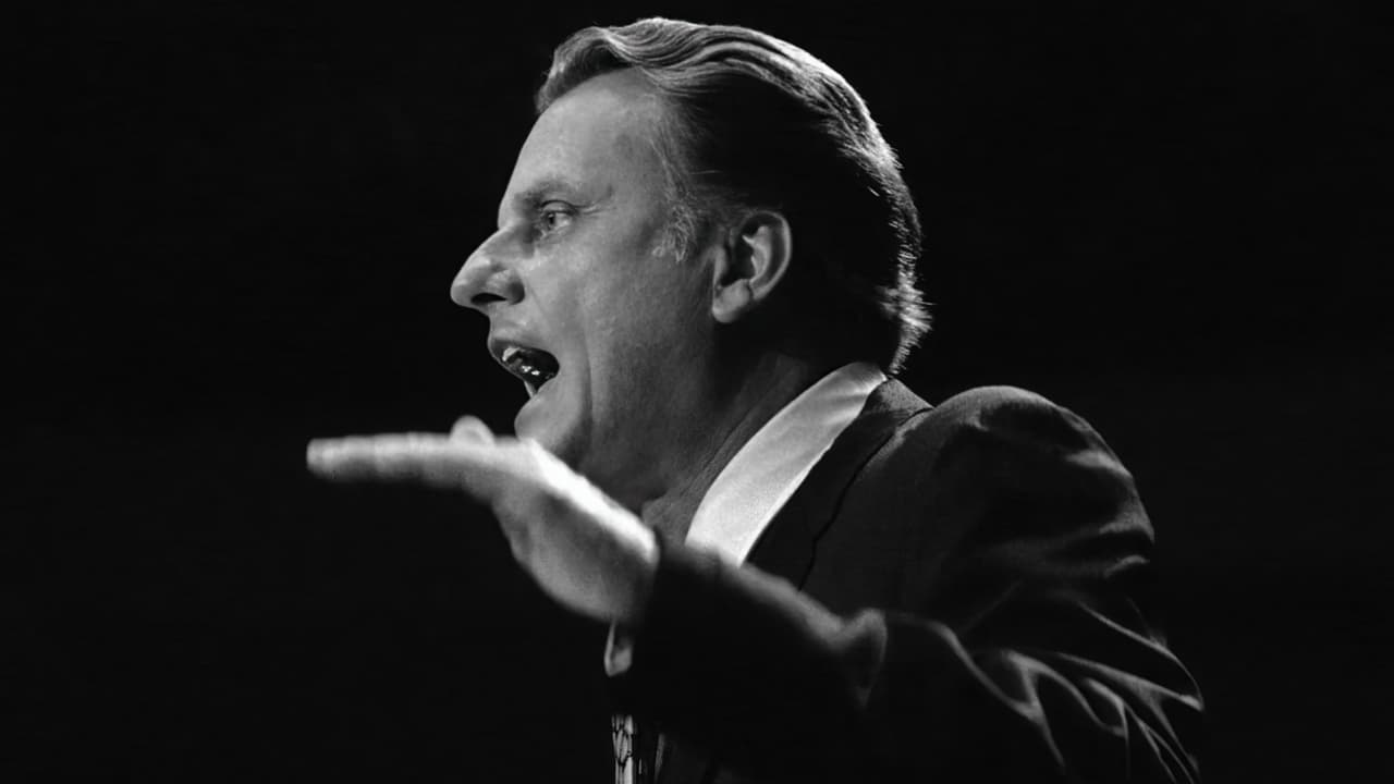 Scen från Crusade: The Life of Billy Graham