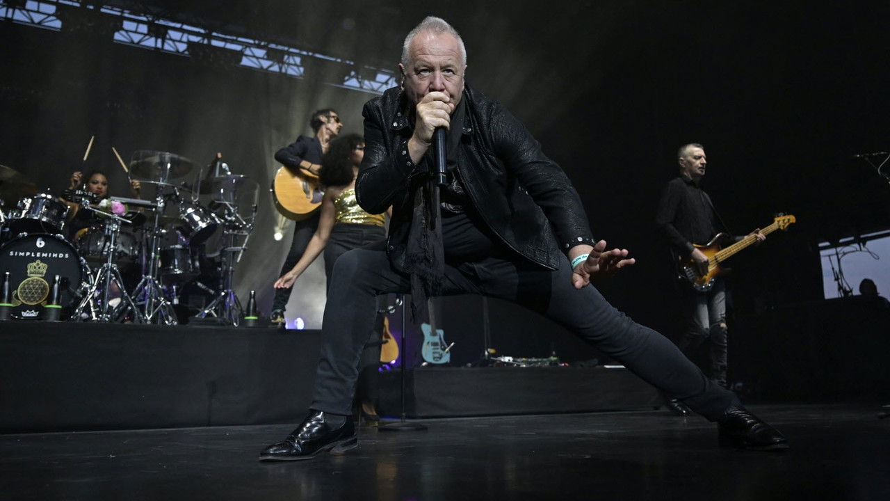 Simple Minds @ Nuits de Fourvière 2024 backdrop