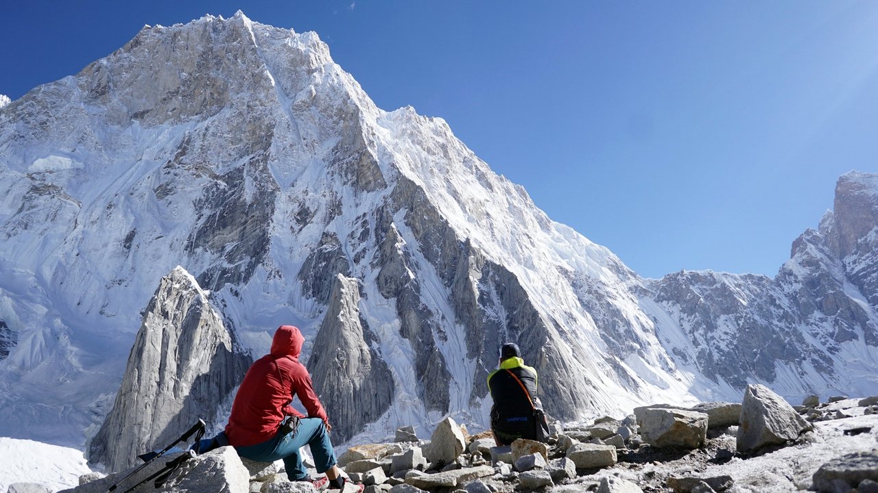 Climbing Latok 1 From The North backdrop