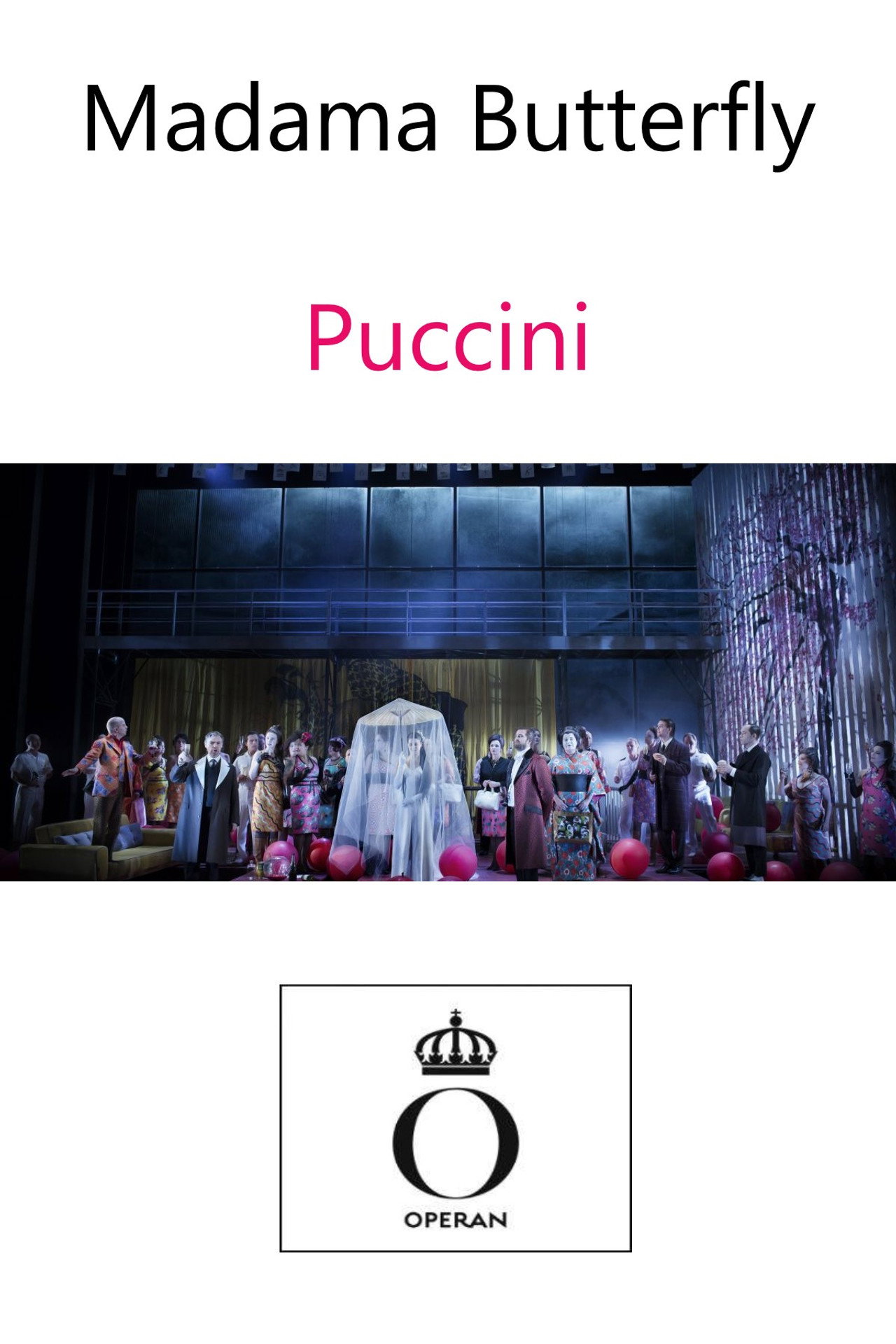 Madama Butterfly Backdrop