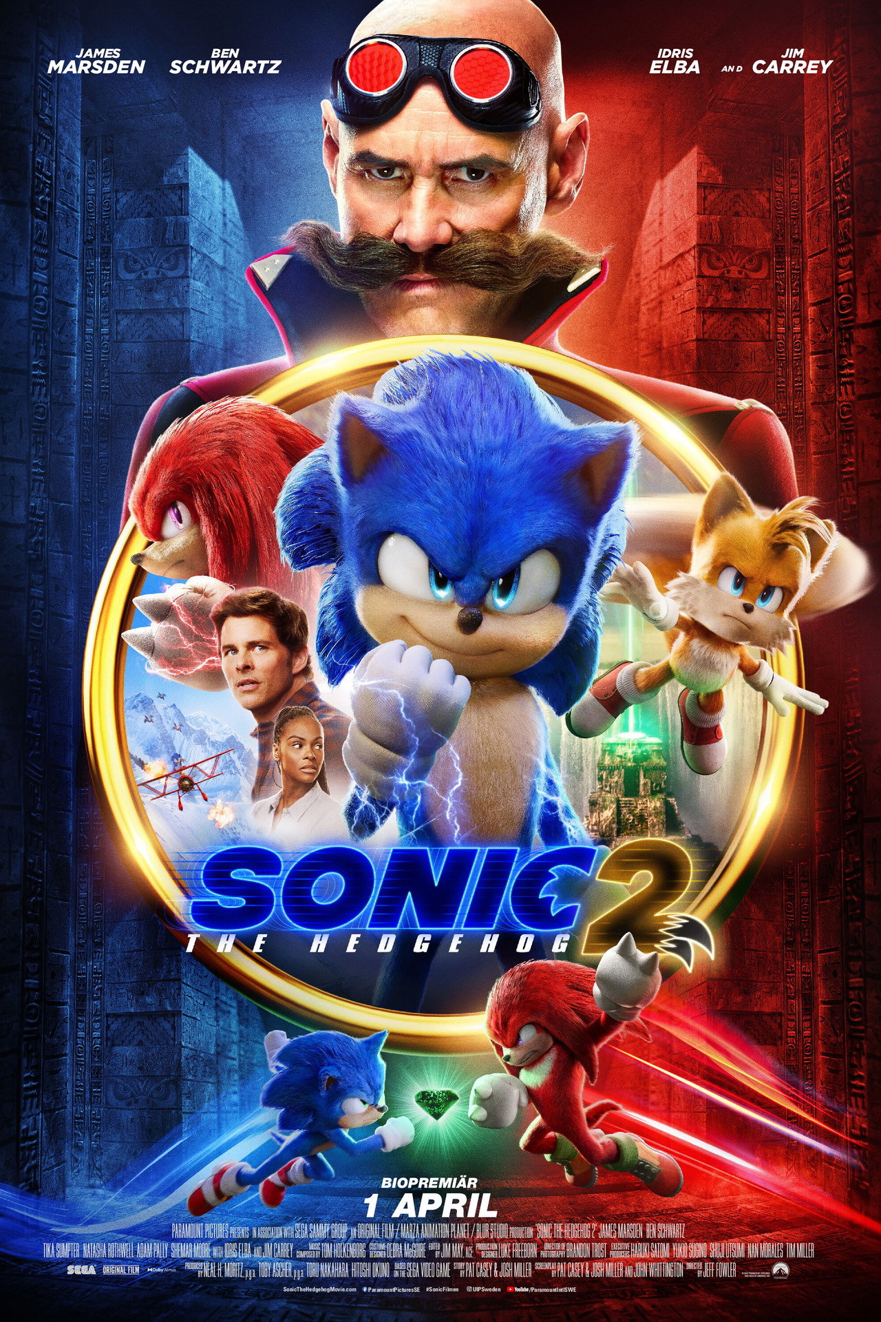 Sonic the Hedgehog 2 filmaffisch