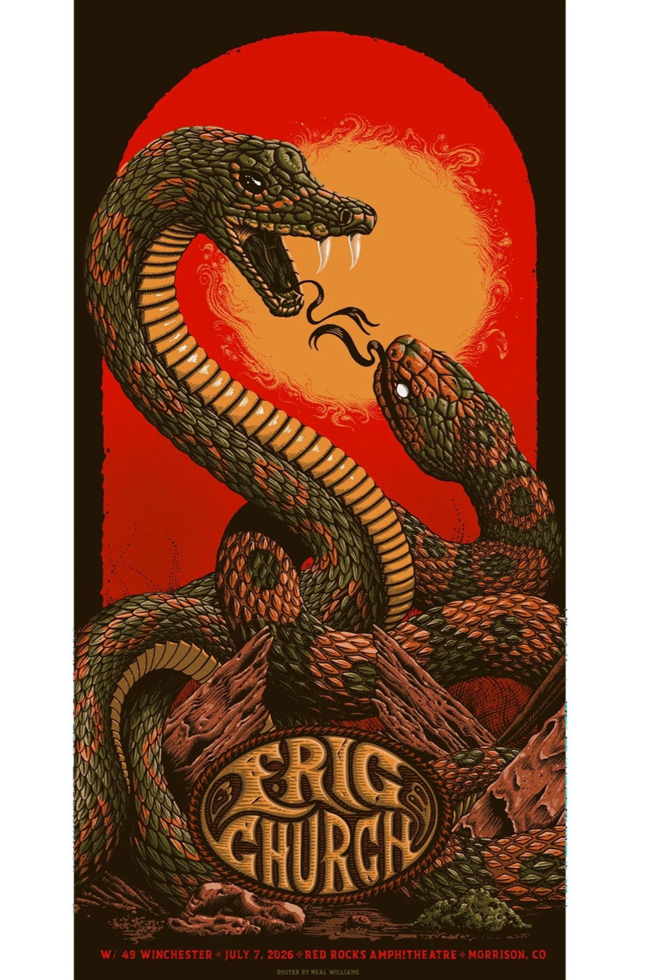 Eric Church - Live at Red Rocks Amphitheatre 7-07-2026