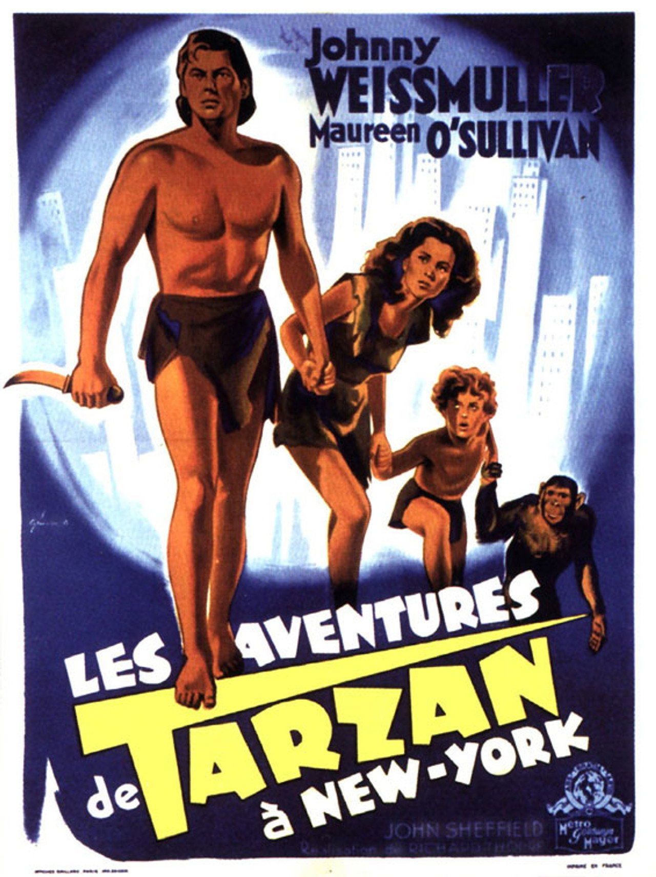 Les Aventures de Tarzan à New York poster
