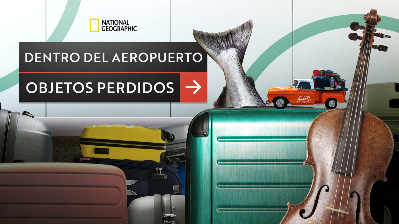 Inside Airport Lost & Found backdrop