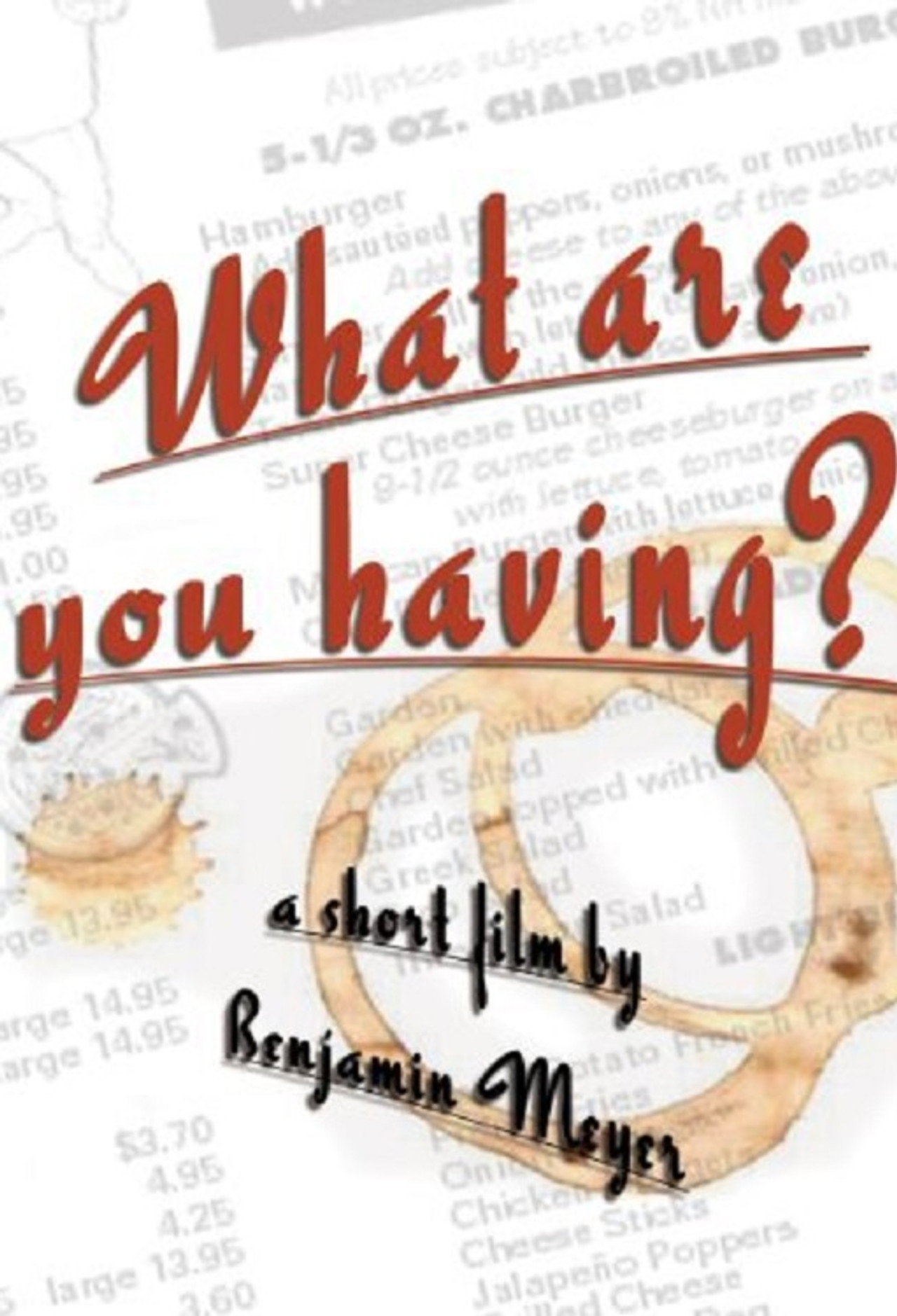 What Are You Having? filmaffisch